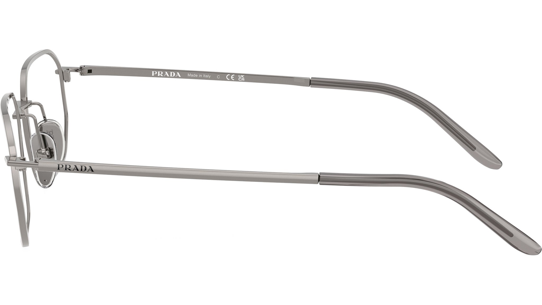 PR D51V Prada Glasses 5AV1O1 Gunmetal - eye-oo.com