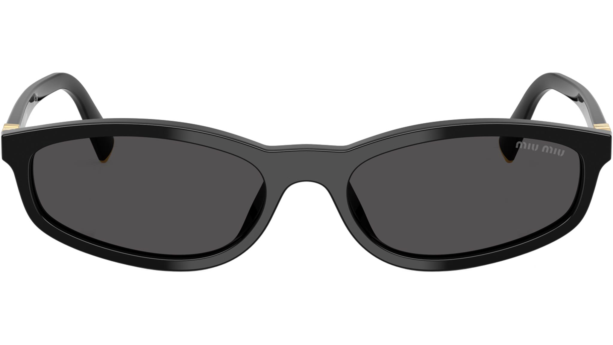 MU A06S Miu Miu Sunglasses 16K08Z Black - eye-oo.com
