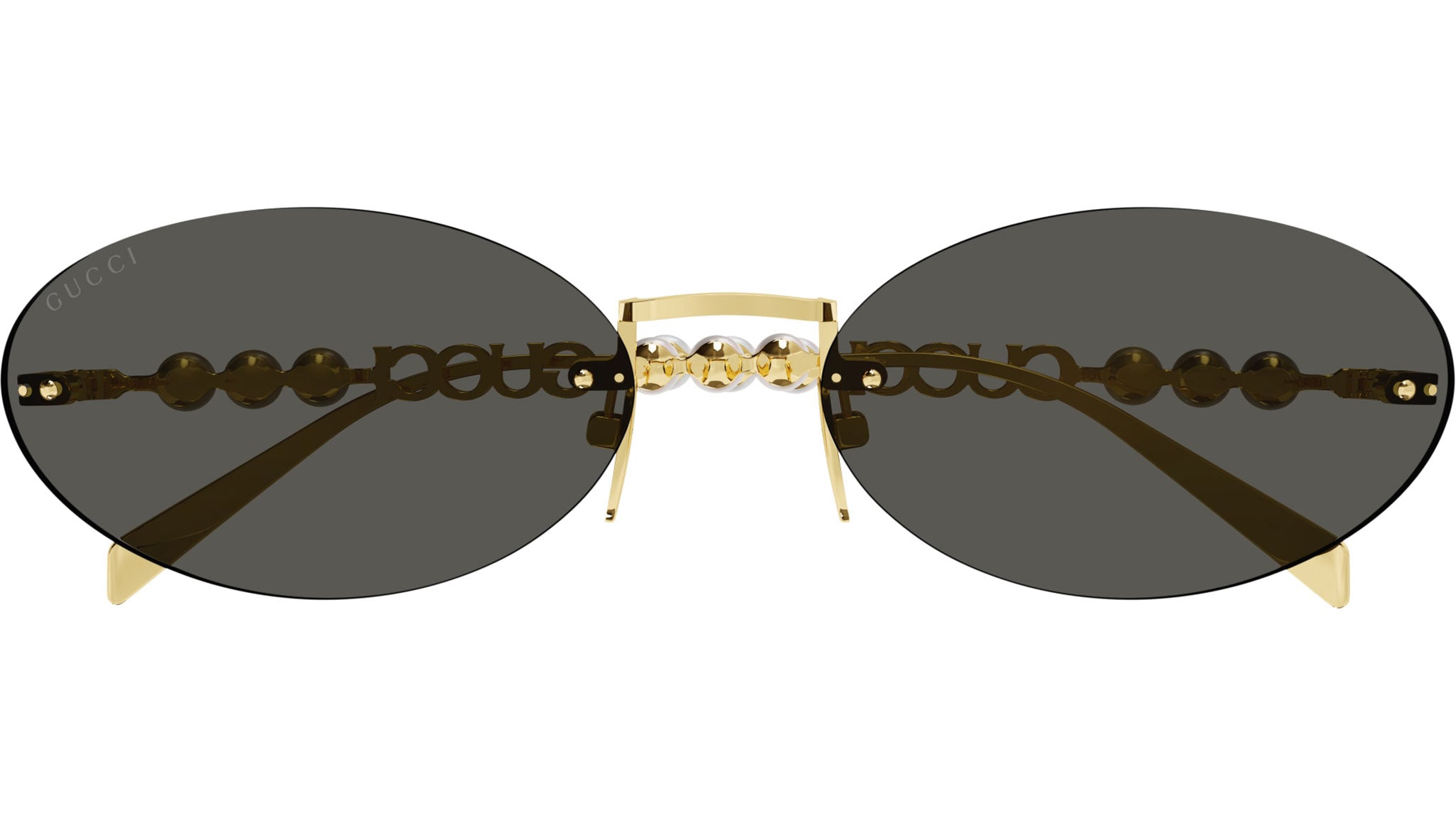 Gucci GG1922S 001 Panthos Sunglasses Yellow Gold - eye-oo.com