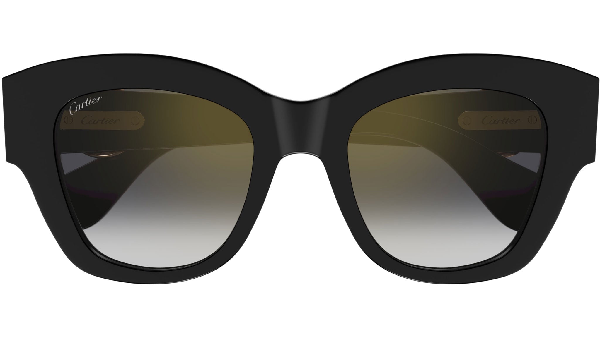 Cartier CT0547S 001 Sunglasses Black Black Grey - eye-oo.com
