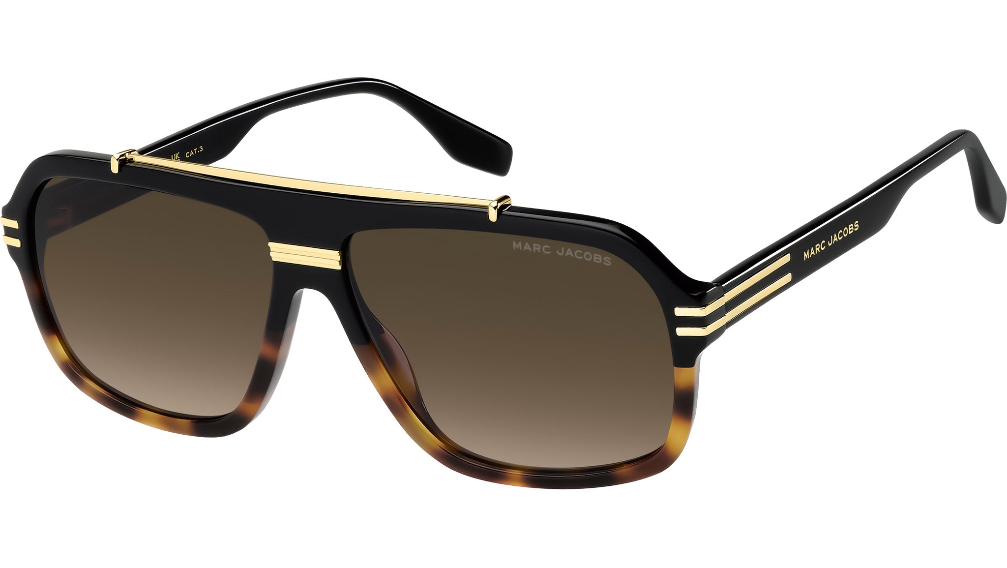 Marc Jacobs MARC 840/S W4A HA Sunglasses Black Shaded Havana 