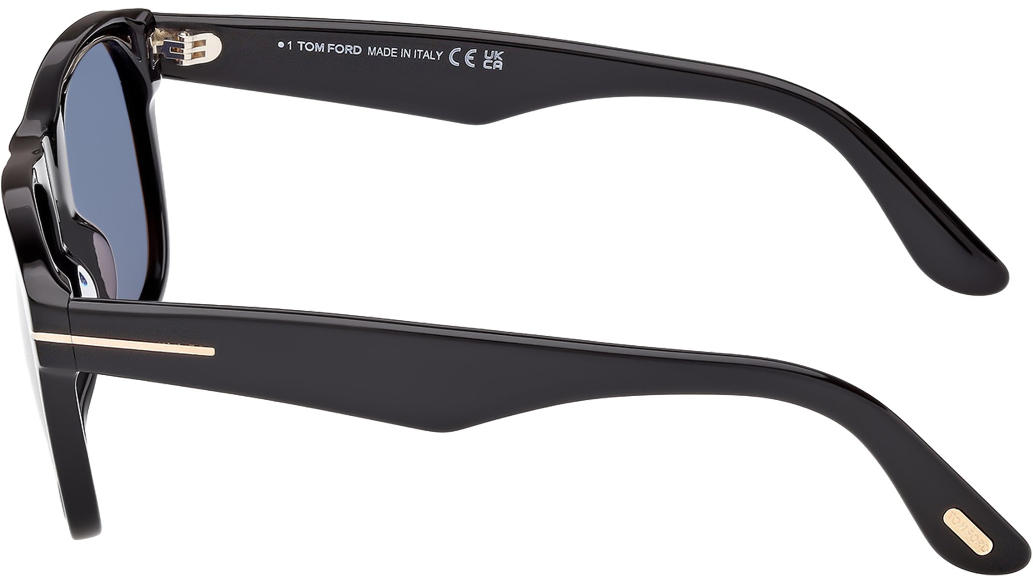 Tom Ford Marlon-02 FT1284 Sunglasses 01V Shiny Black - eye-oo.com
