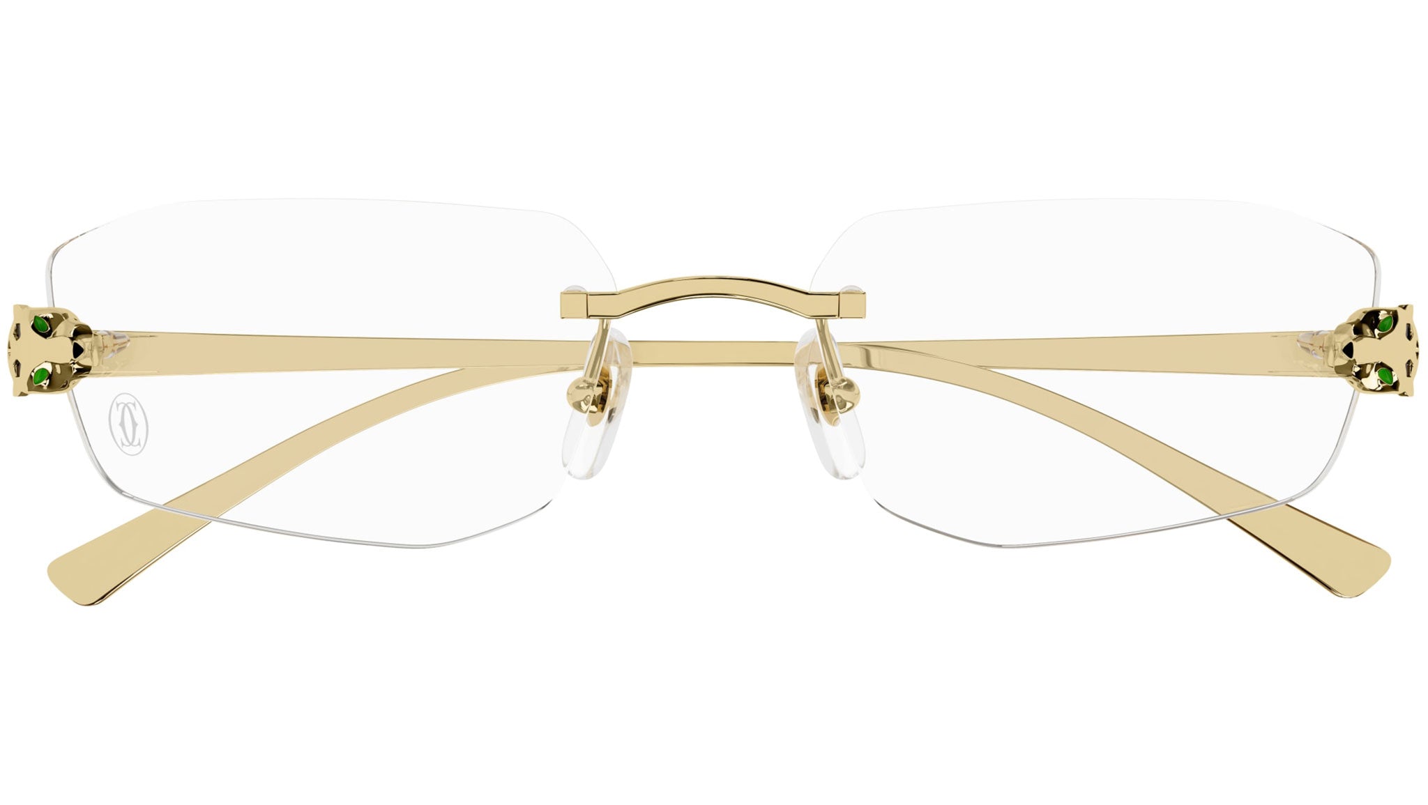 Cartier CT0494O 001 Eyeglasses Shiny Gold - eye-oo.com