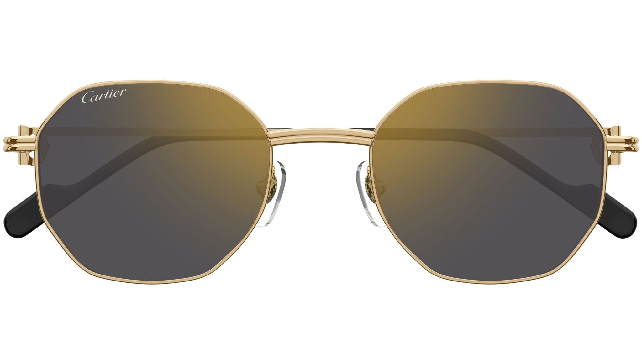 Cartier Première CT0500S Sunglasses 001 Gold Gold - eye-oo.com