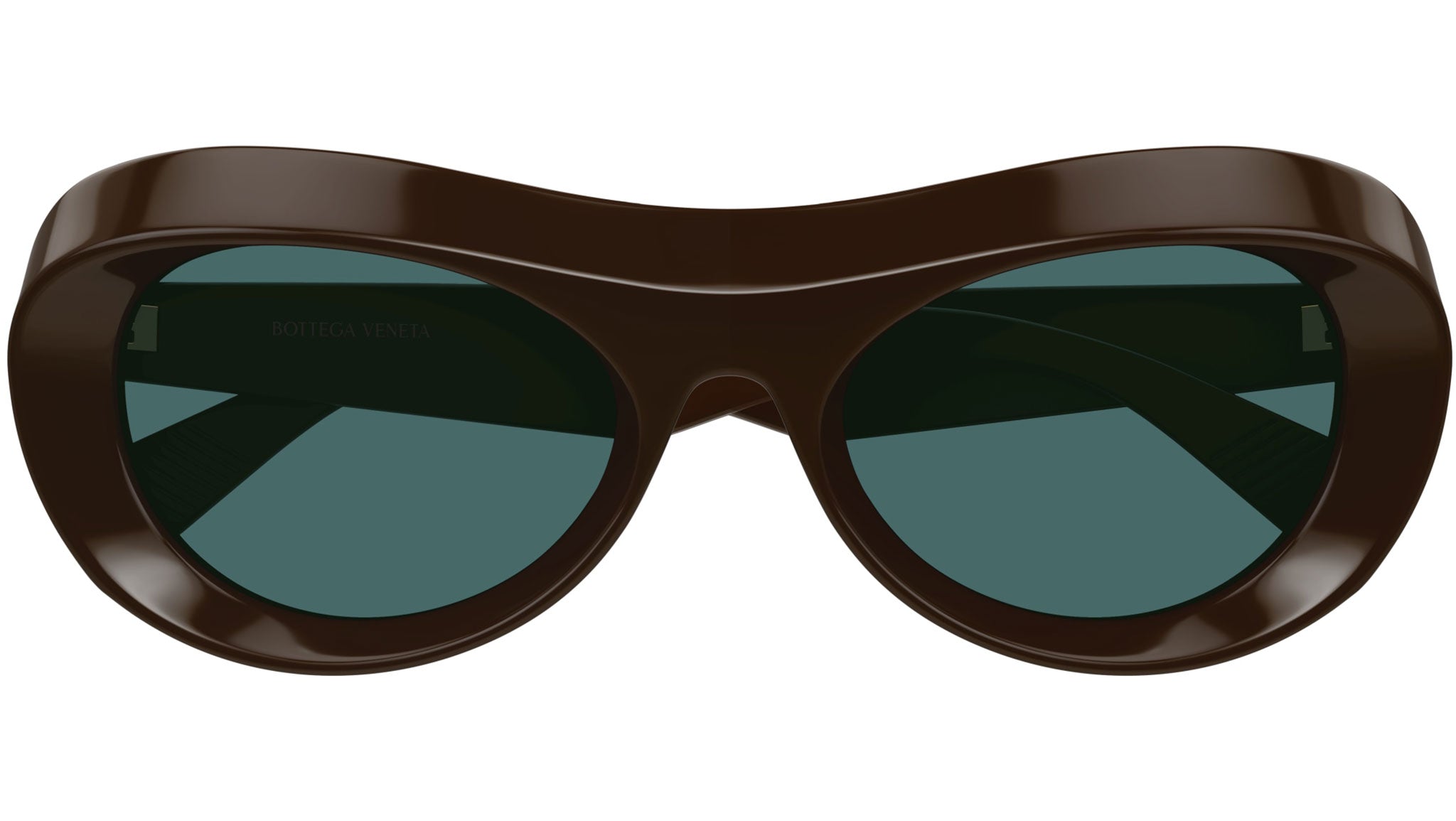 Bottega Veneta Green and Brown Sunglasses Bottega Veneta BV1303S 002 Sunglasses - US main image 4