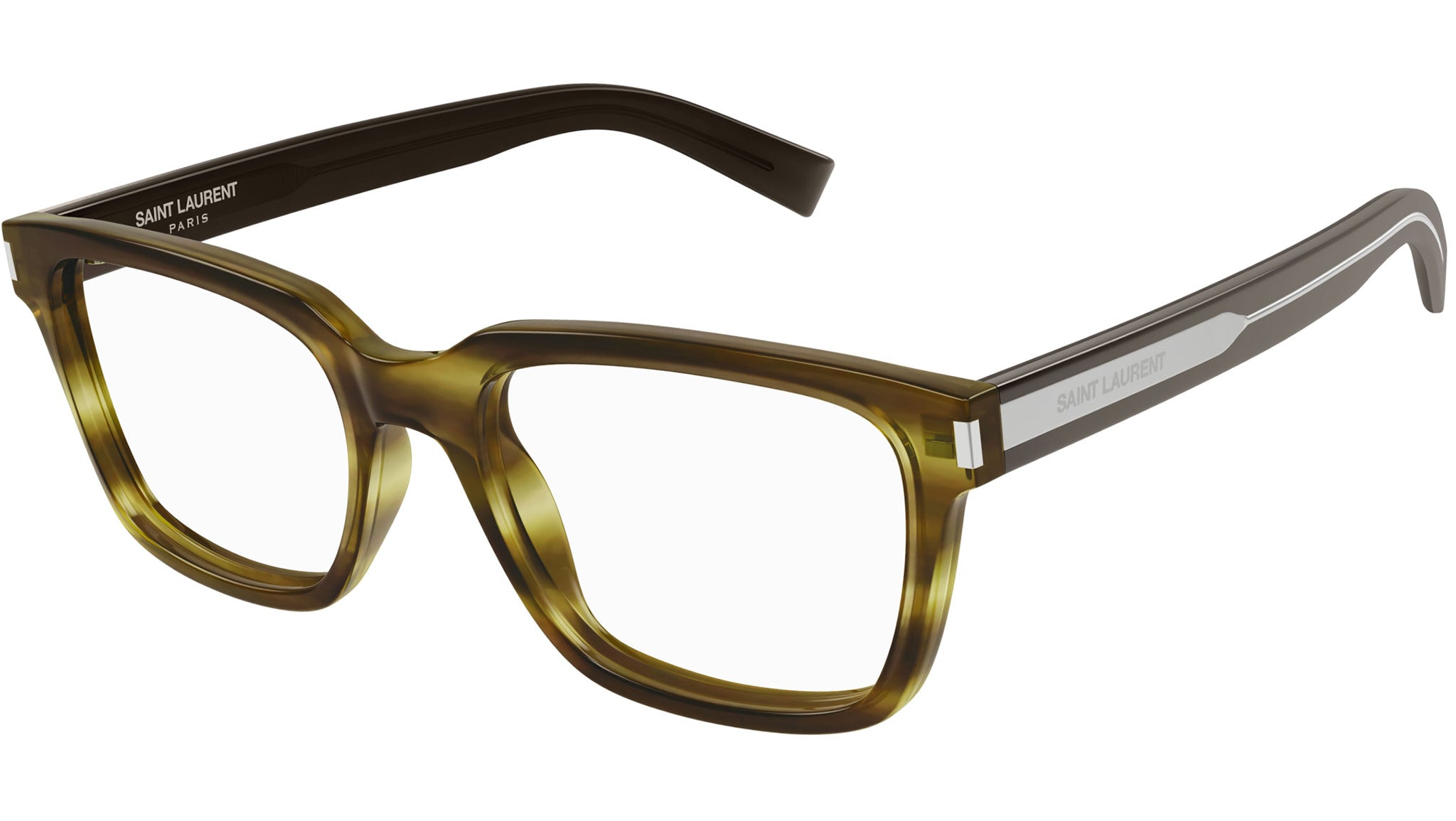 Saint Laurent SL 621 Eyeglasses 006 Brown Havana - eye-oo.com