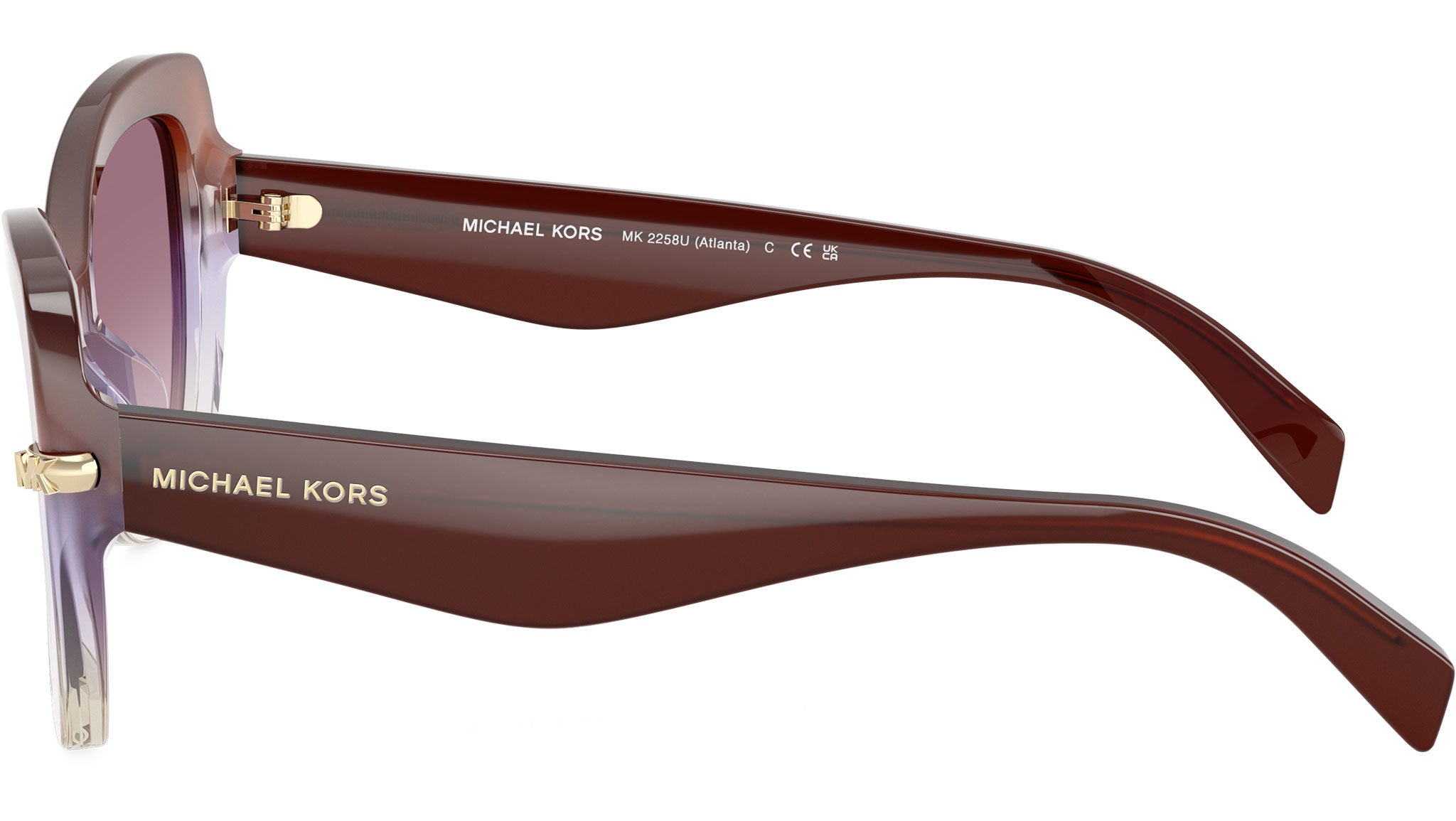 0MK2258U Michael Kors Sunglasses 40366X Gradient Wine - eye-oo.com