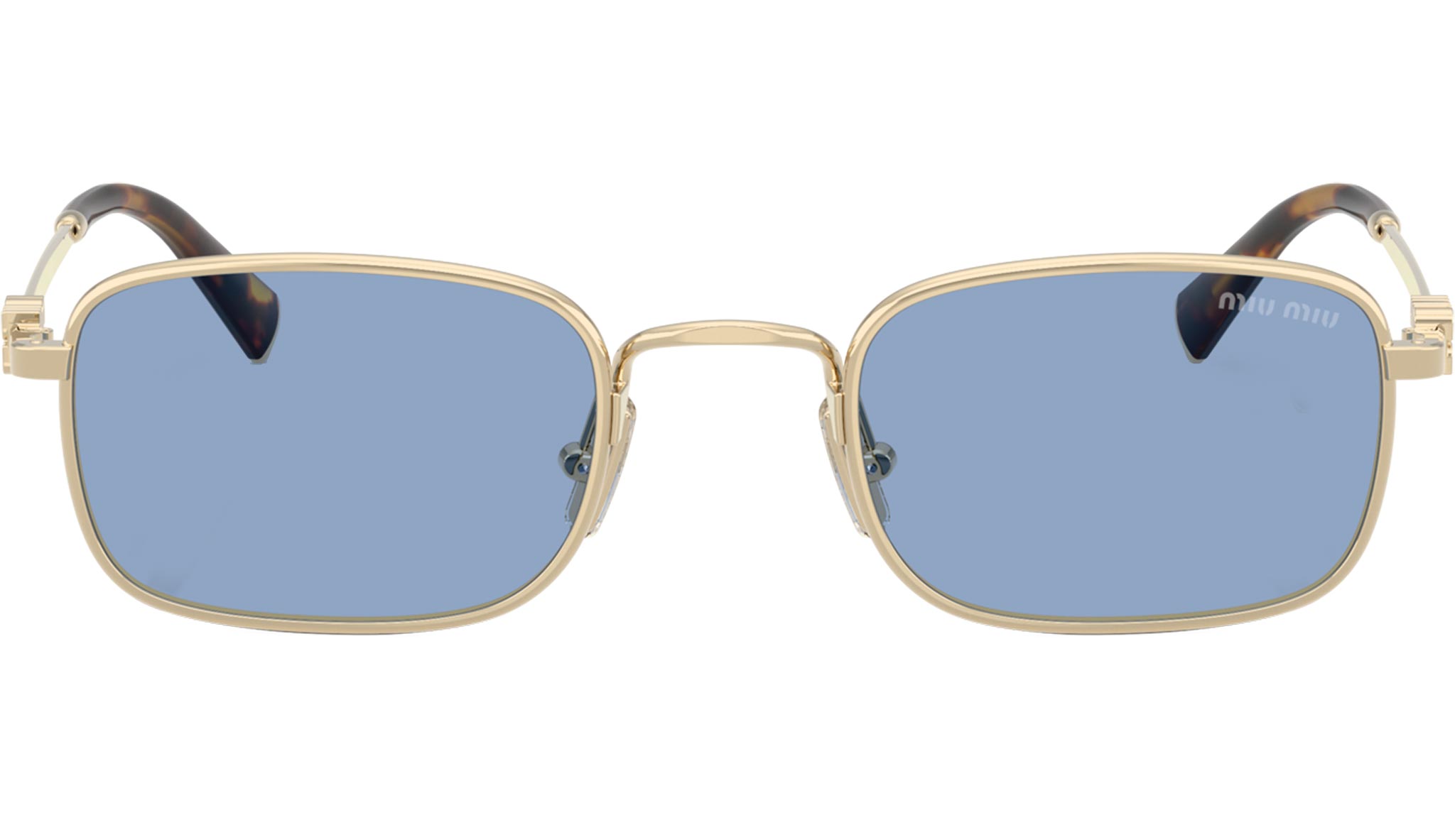 MU A53S Miu Miu Sunglasses ZVN60O Pale Gold - eye-oo.com