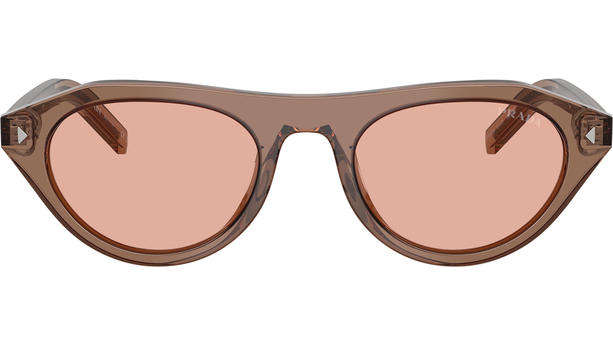 PR B15S Prada Sunglasses 28I50W Transparent Clay - eye-oo.com