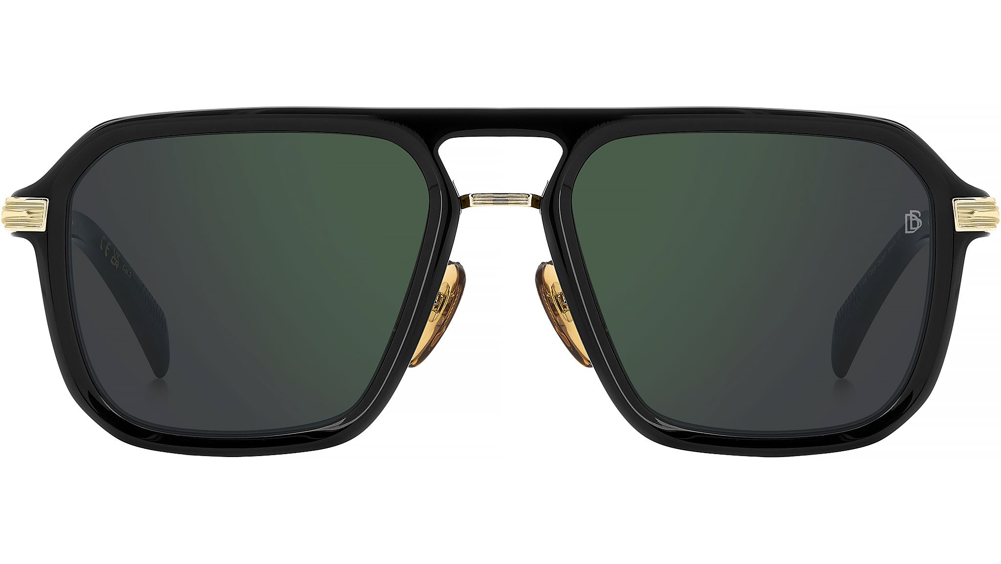 David Beckham DB 7136/S 2M2 MT Sunglasses Black Gold - eye-oo.com