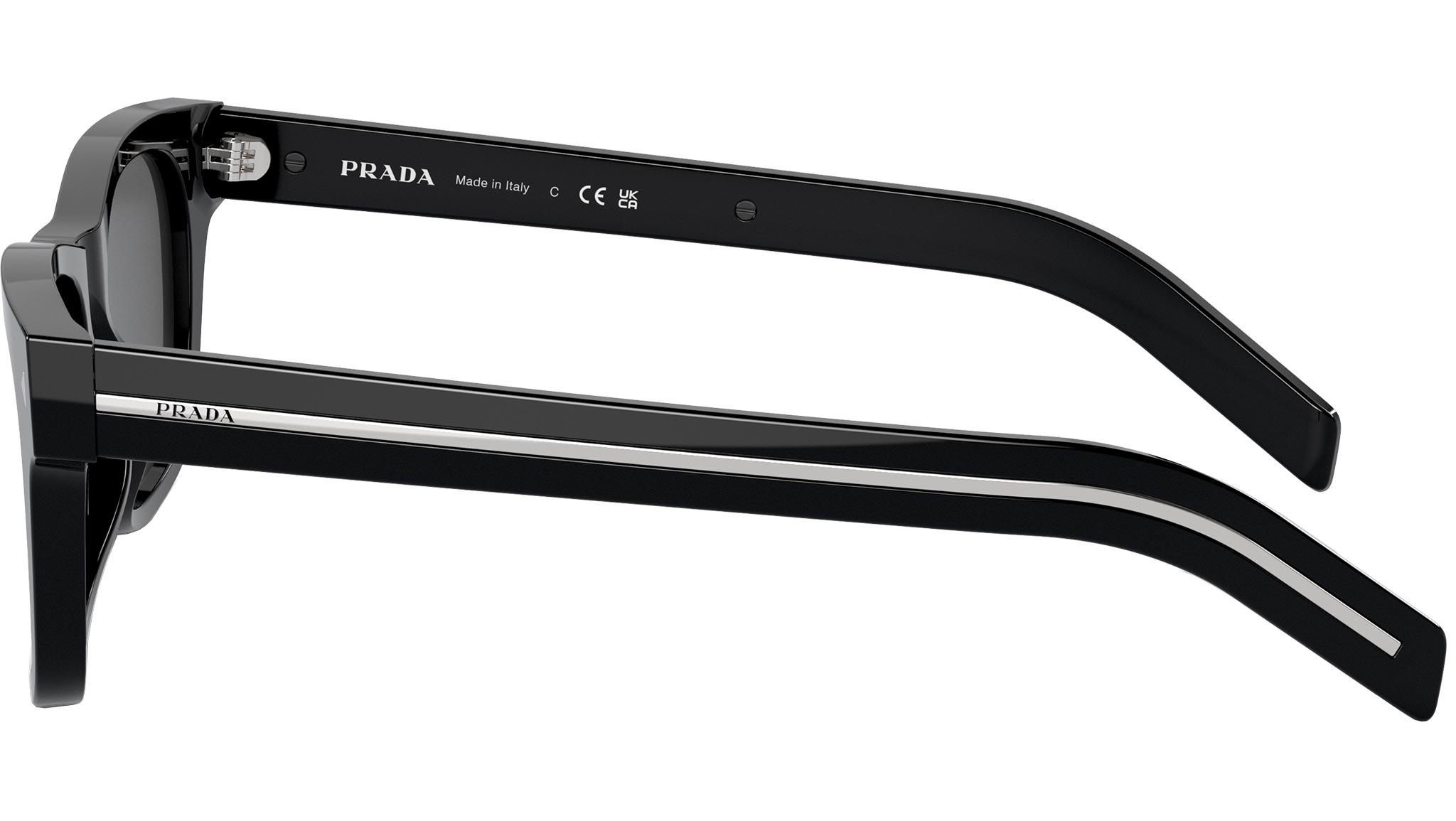 PRADA 2017SS レーダー Prada PR A17S Sunglasses 16K731 Black - eye-oo.com