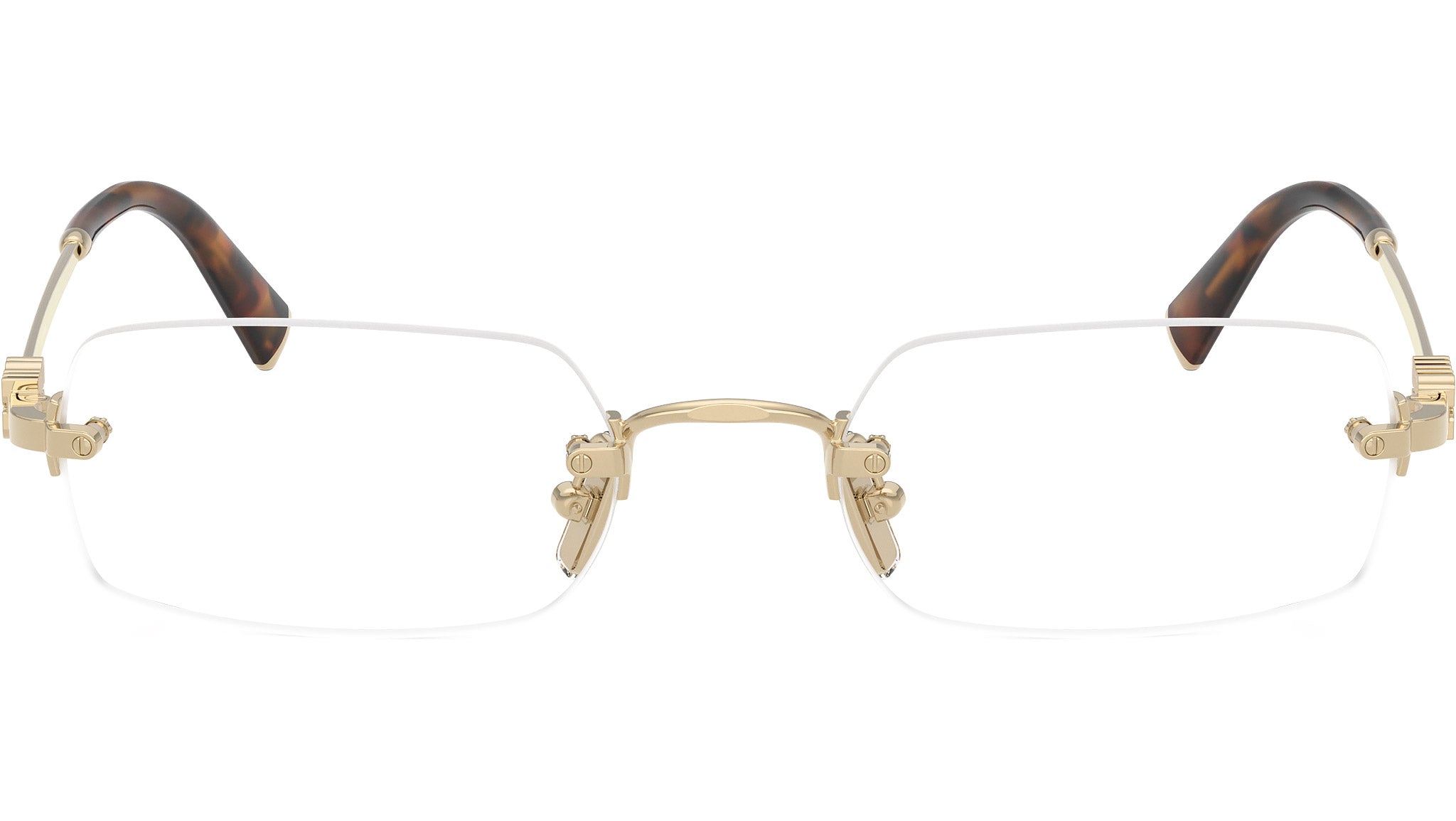 Miu Miu MU50YV Glasses ZVN1O1 Pale Gold - eye-oo.com