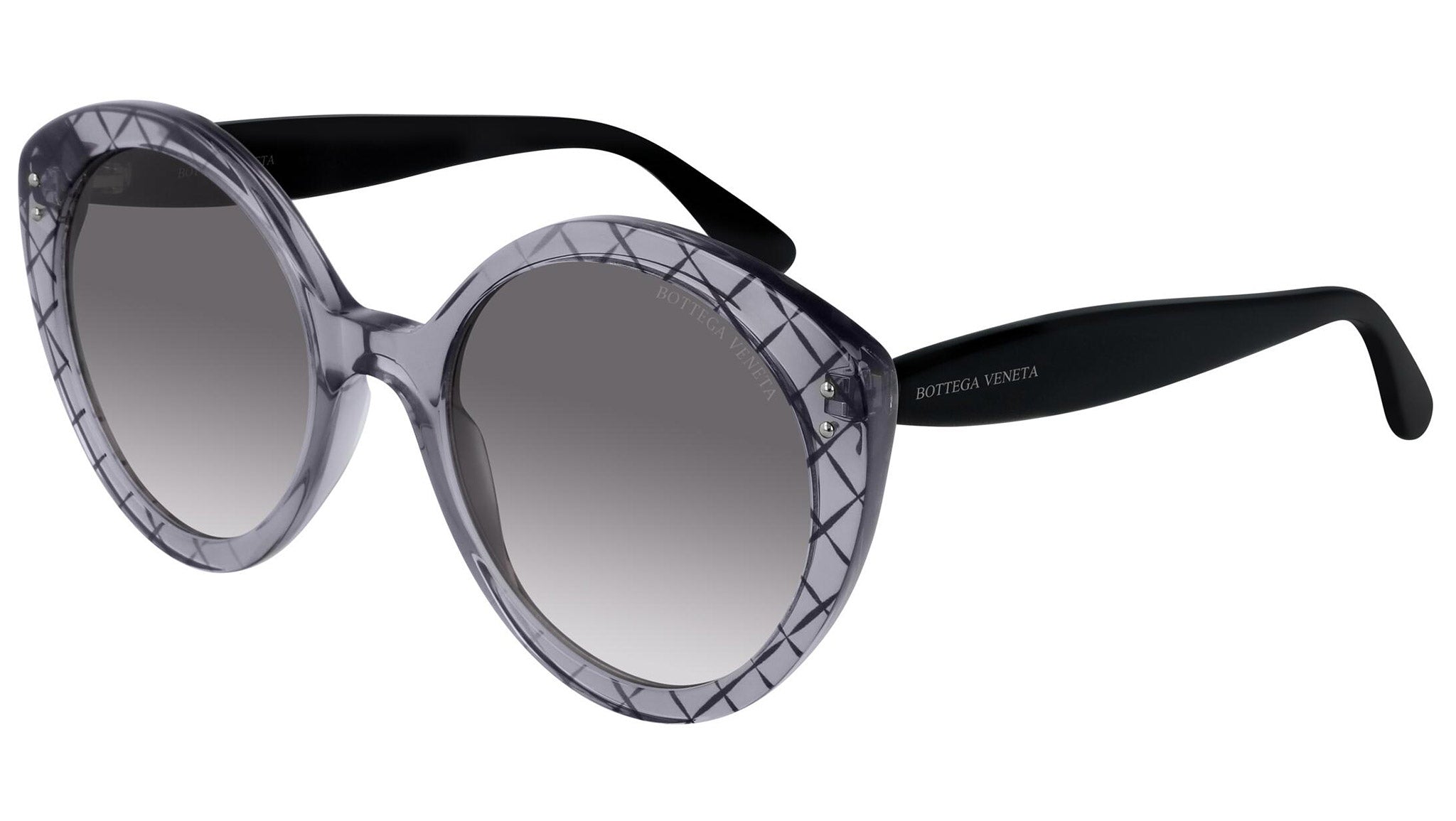 Bottega Veneta BV0234S 001 Grey and Gradient Grey Sunglasses  display picture 3