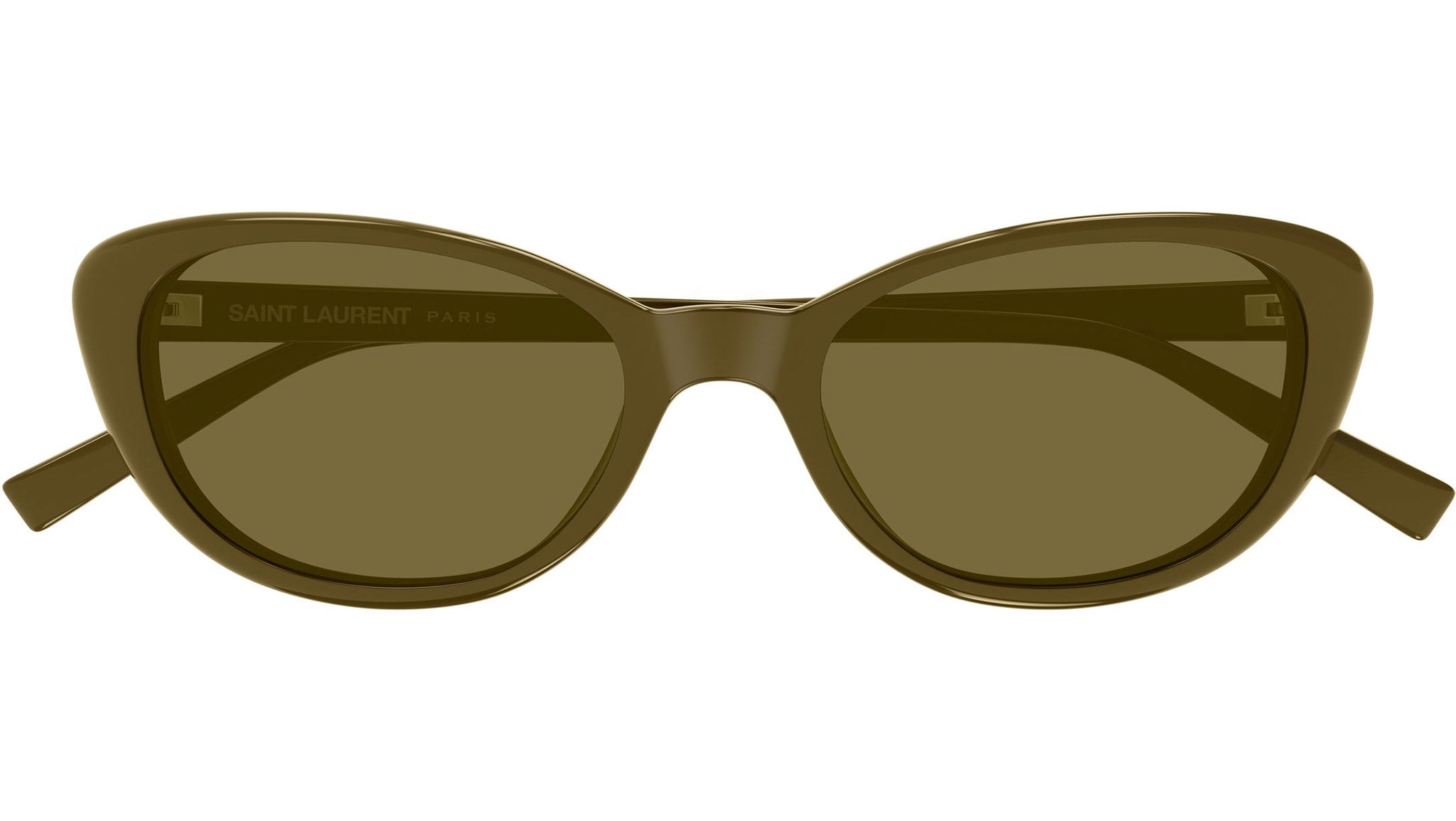 SL 822 Saint Laurent Sunglasses 003 Shiny Brown - eye-oo.com display picture 1