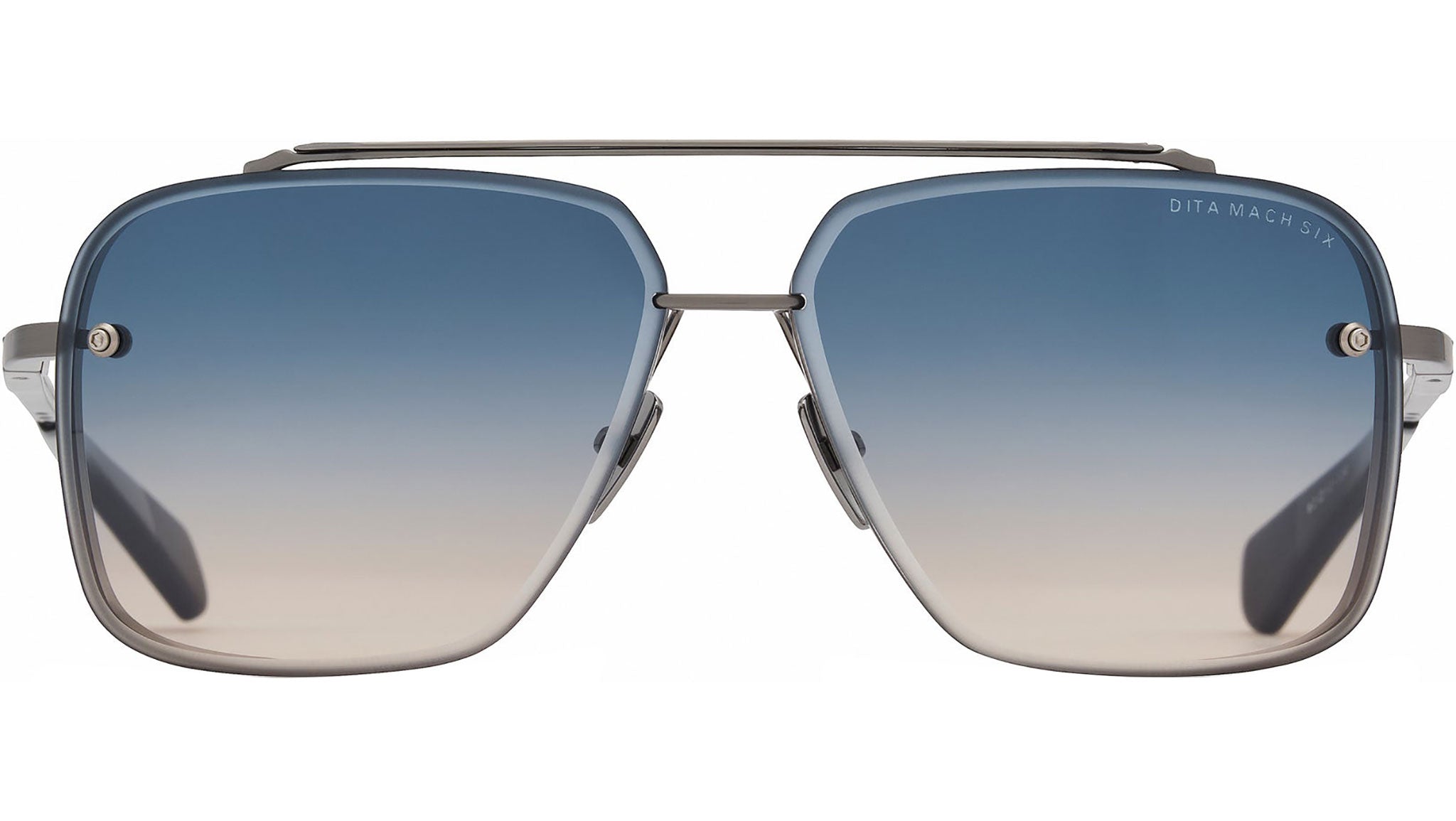 Dita Mach-Six DTS121 Sunglasses 08 Antique Silver Raw Titanium