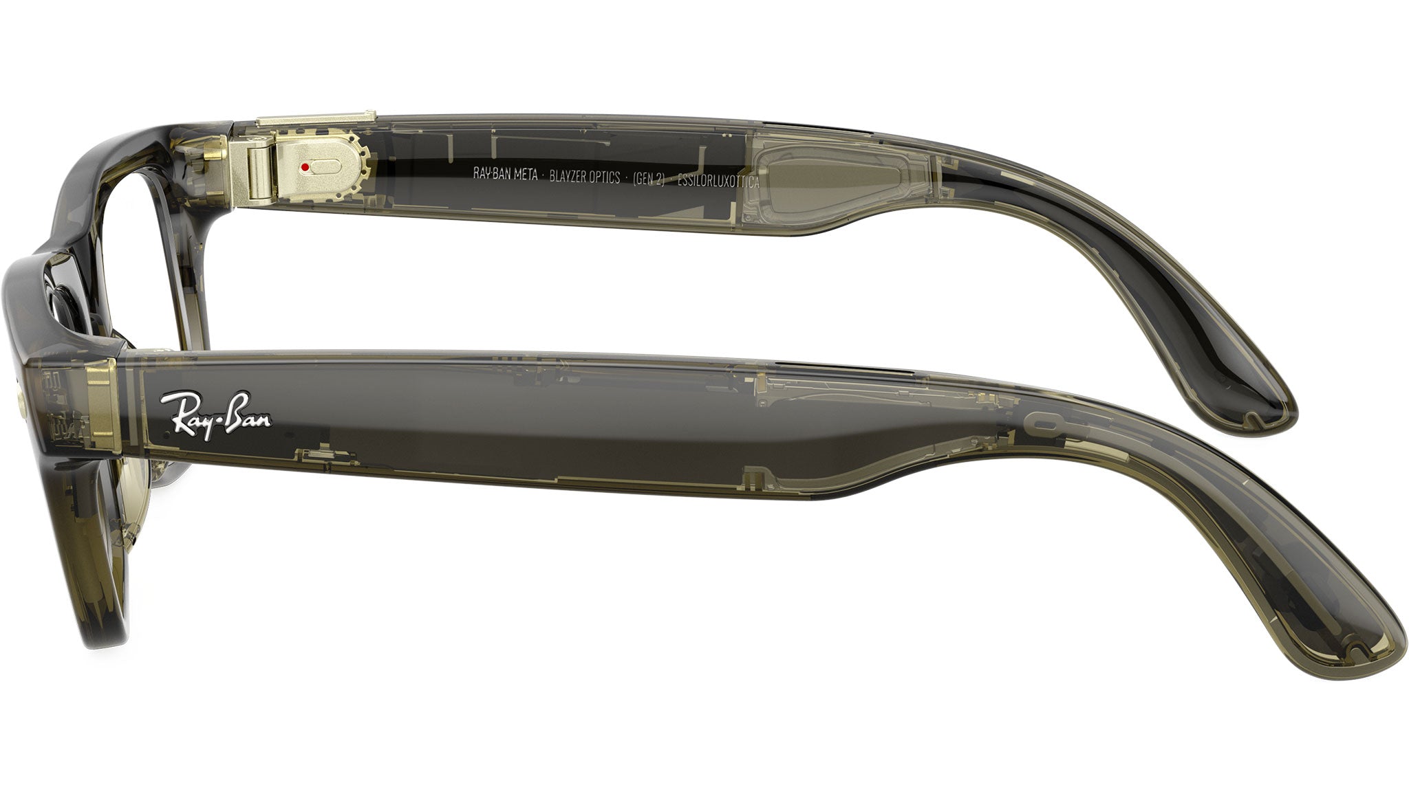 Ray-Ban Meta Blayzer Optics RW7001 AI Glasses 8530 Transparent