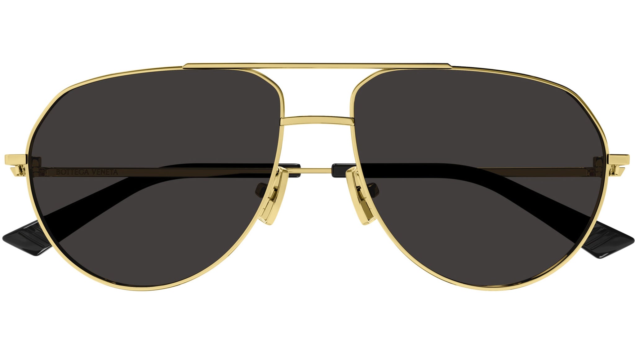Bottega Veneta Sunglasses BV1302S 001 Shiny Gold - eye-oo.com display picture 3