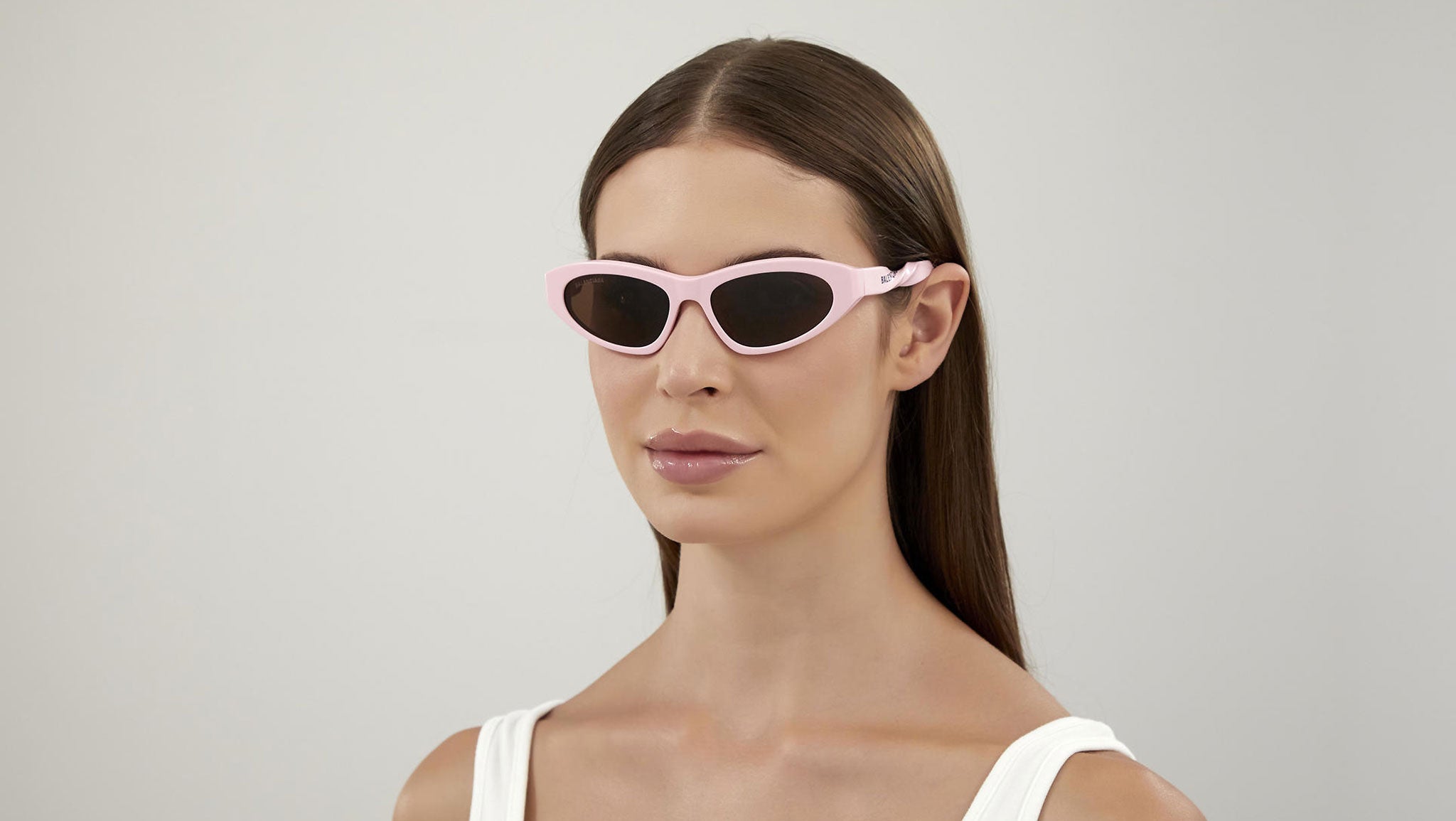 Balenciaga BB0207S 004 Shiny Pink Sunglasses - eye-oo.com display picture 3