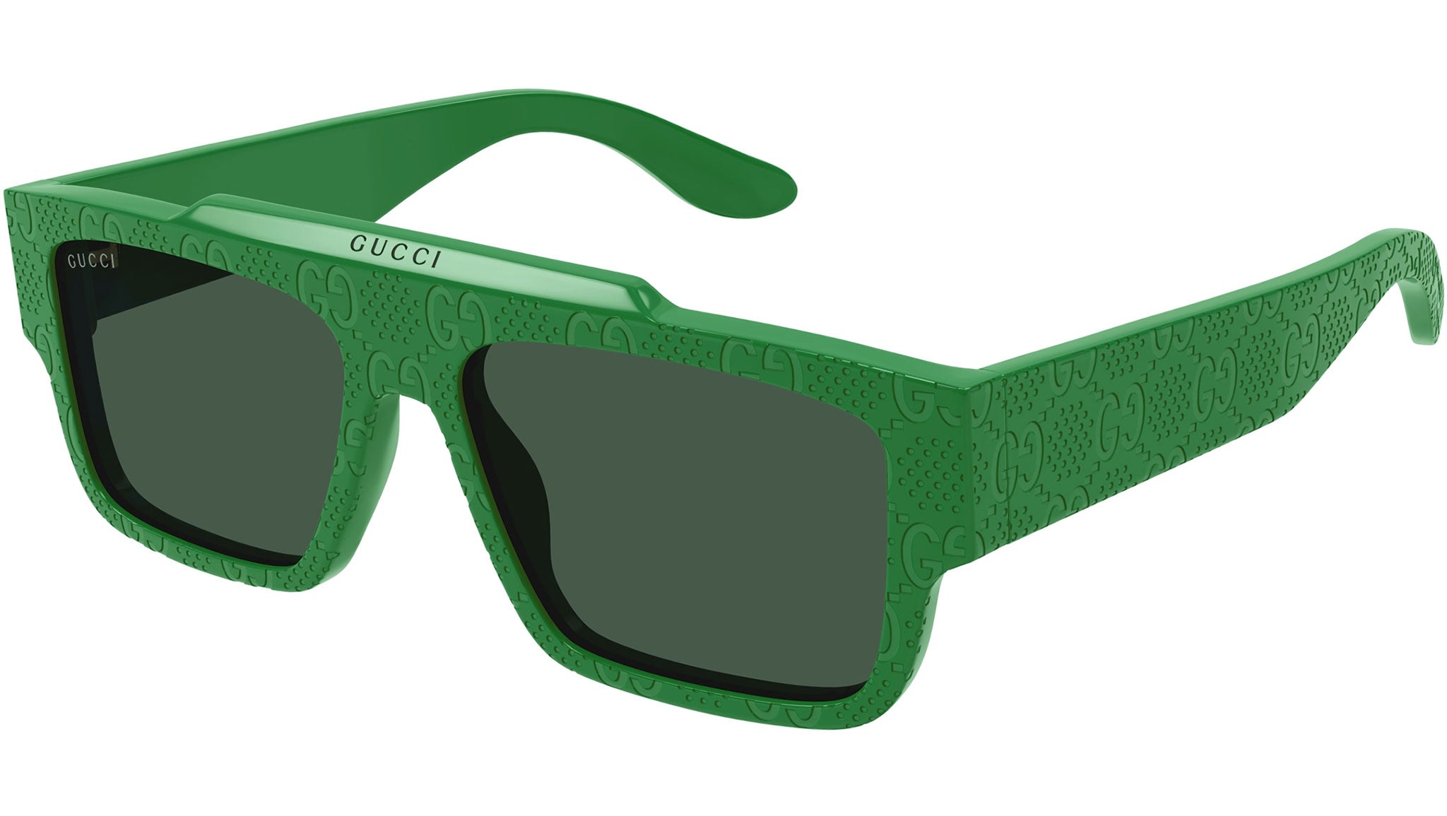 Gucci GG1460S 007 Sunglasses Shiny Green