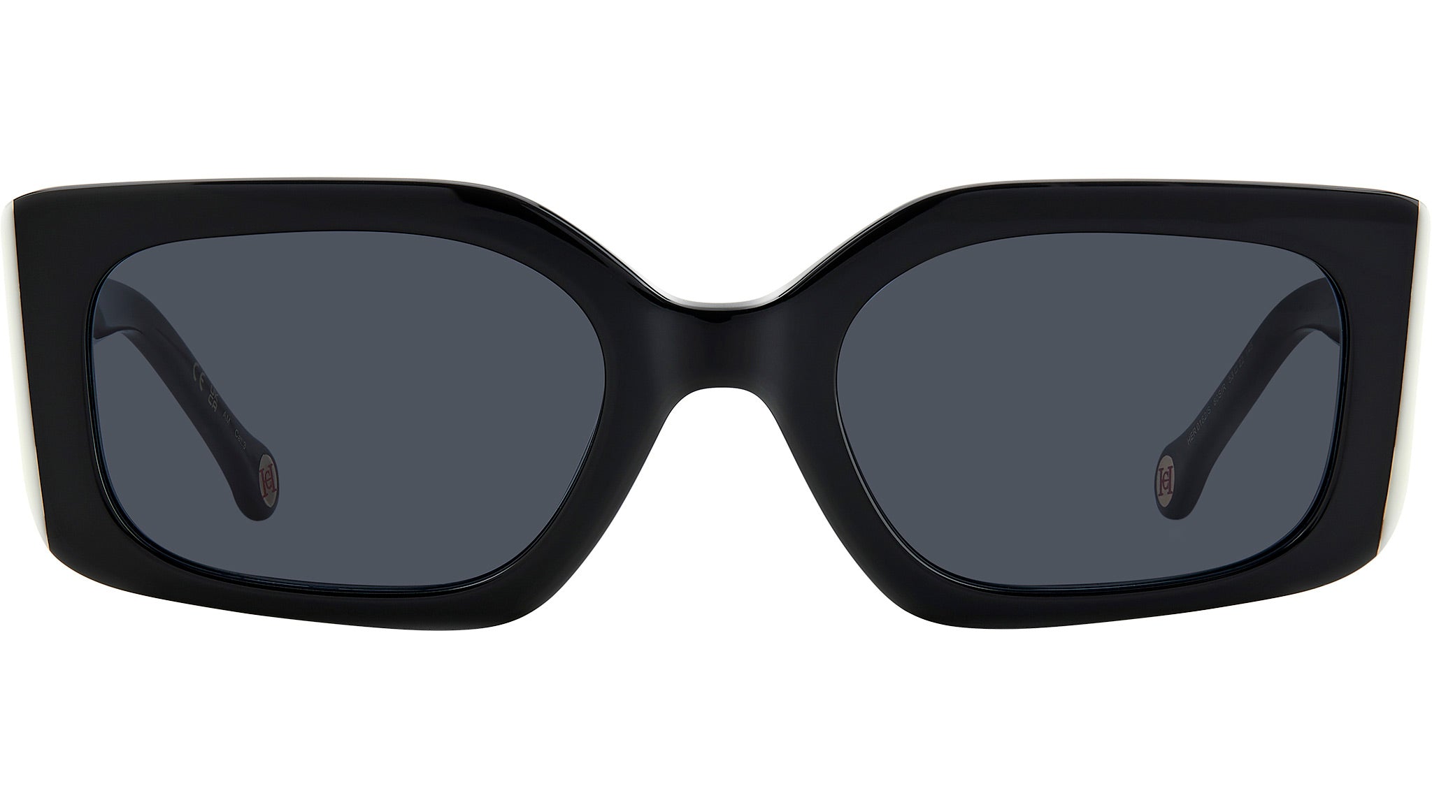 Carolina Herrera HER 0182/S 80S Sunglasses Black White - eye 