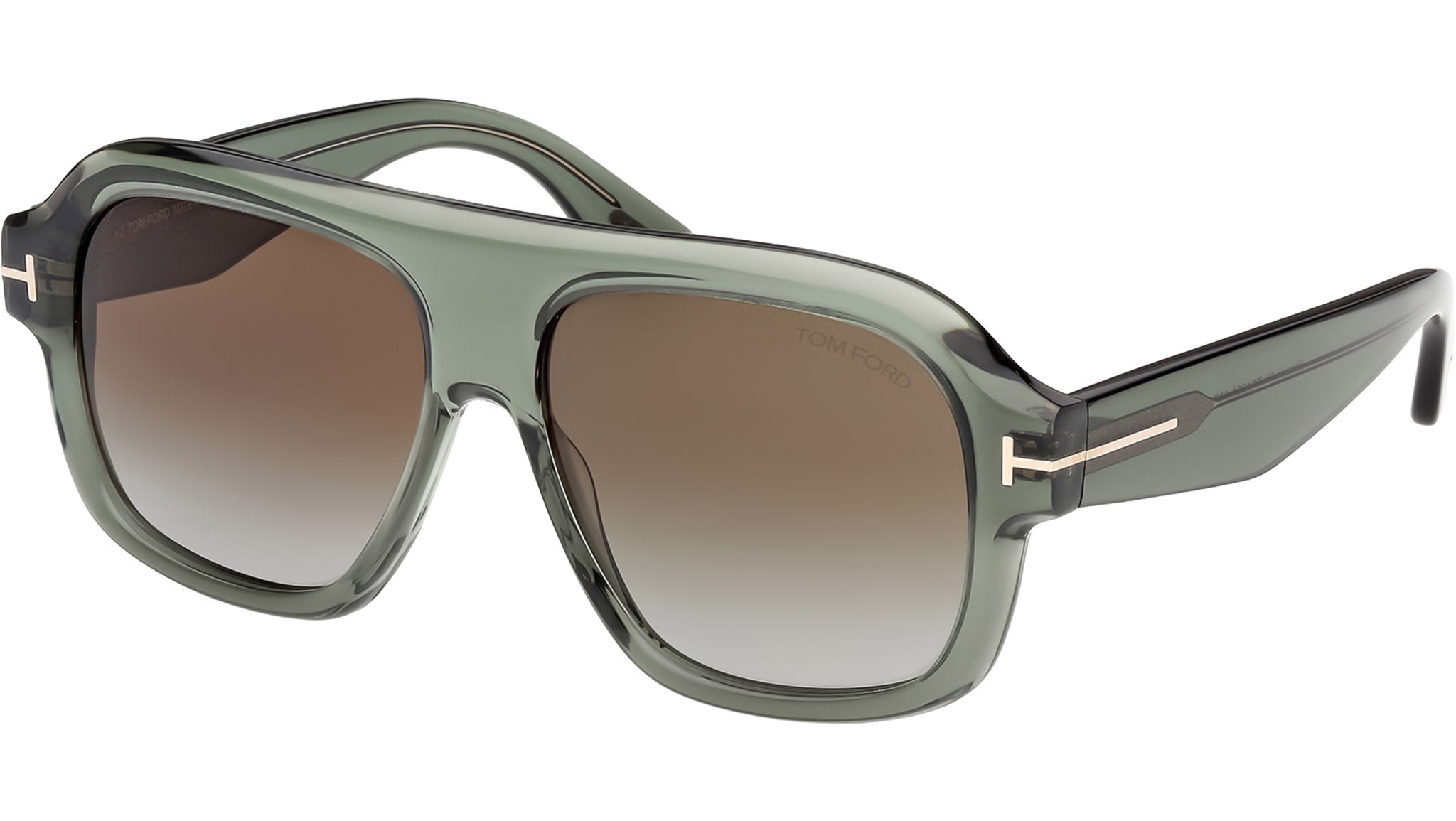 TomHro様2 Tom Ford Rhonda-02 Sunglasses FT1324 93P Shiny Light Green - eye