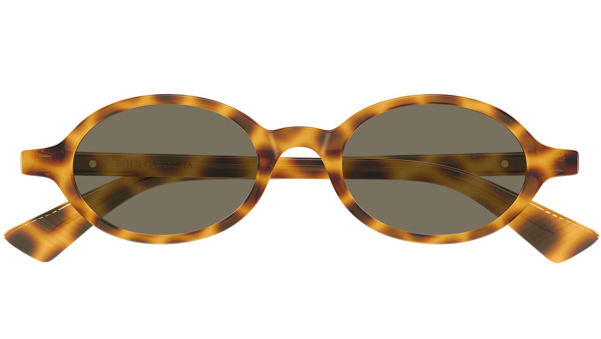 BV1388S Bottega Veneta Panthos Sunglasses 006 Havana - eye  display picture 1