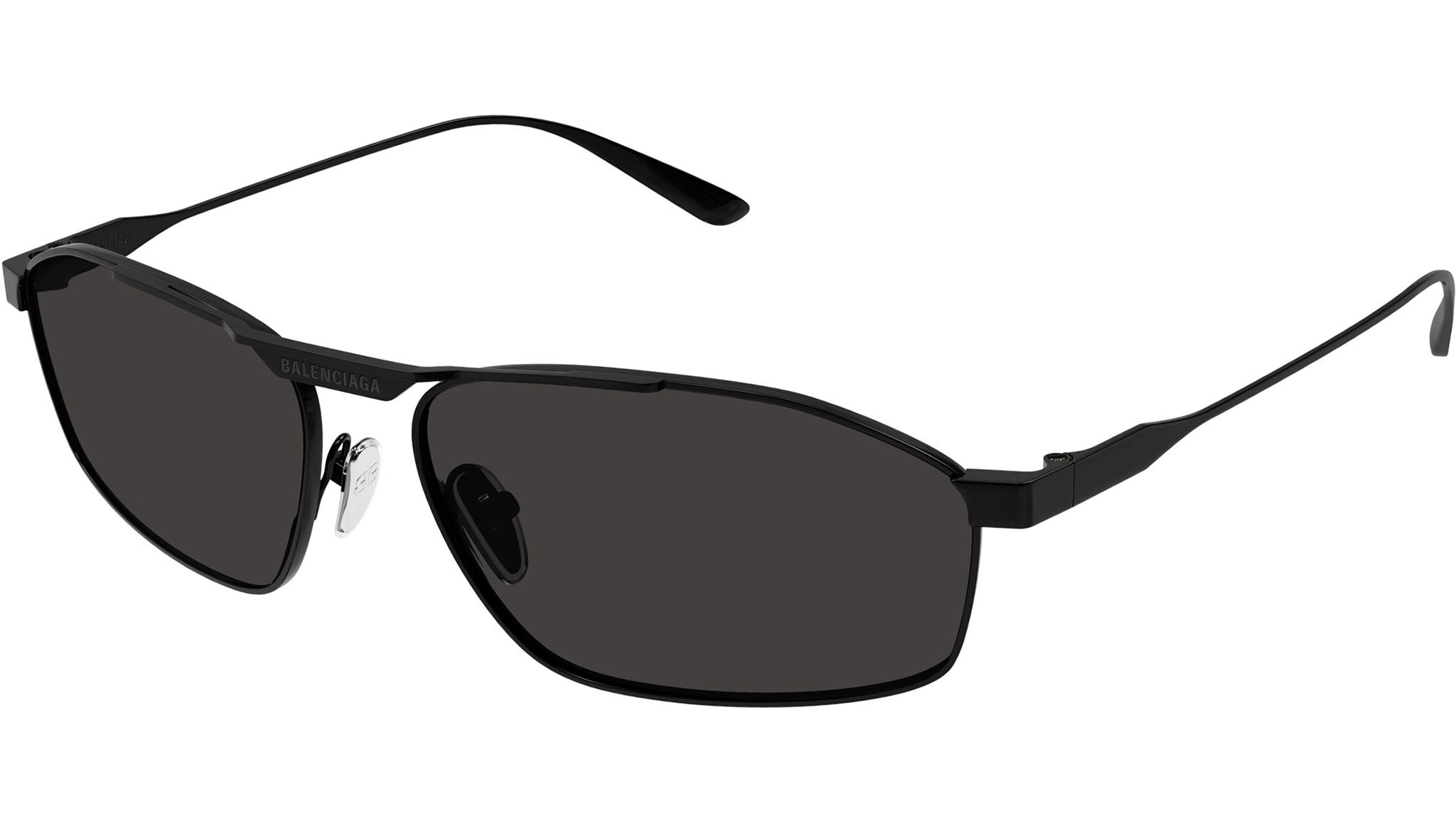 BB0416S Balenciaga Pilot Sunglasses 001 Black - eye-oo.com