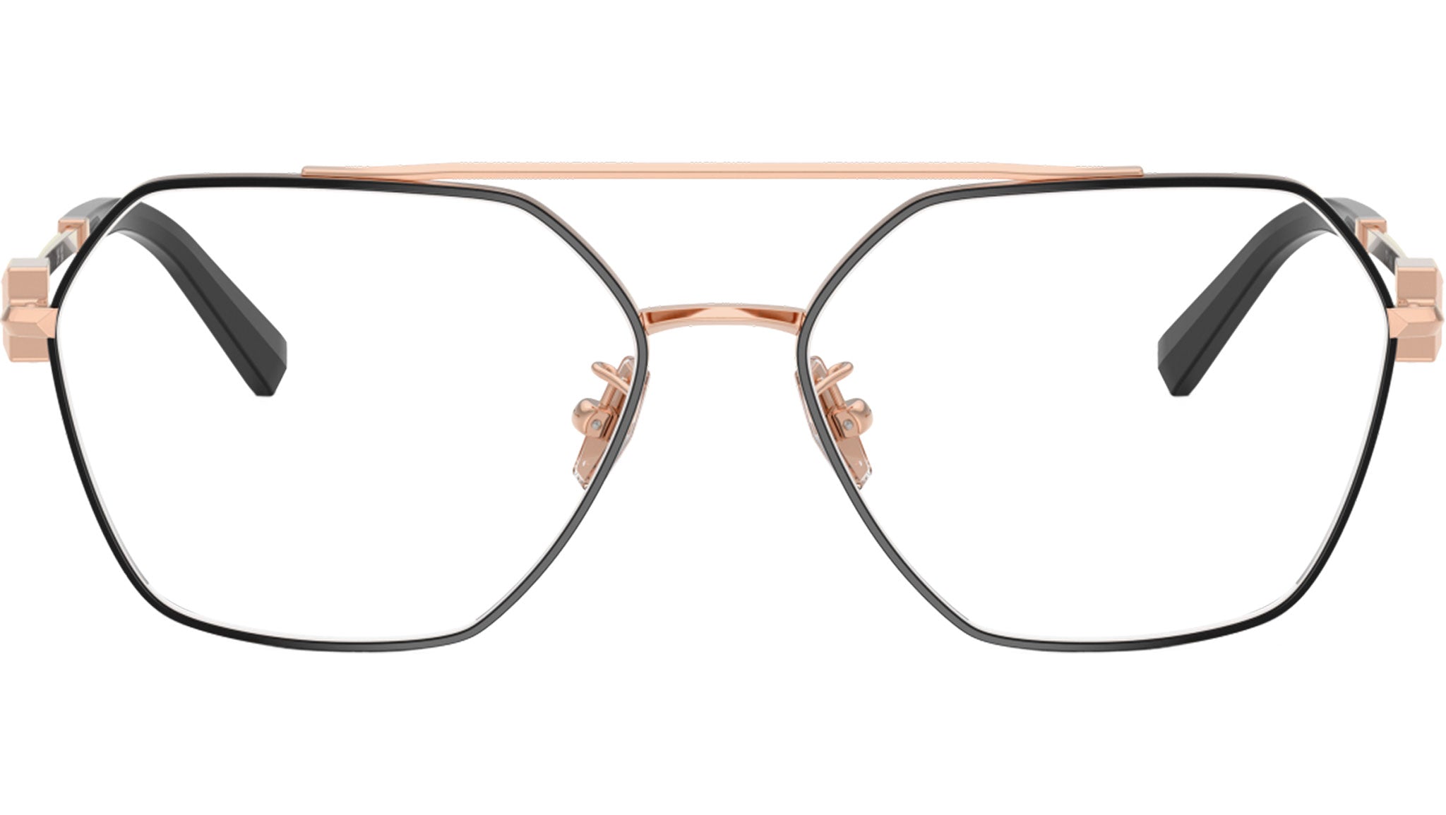 TF1169 Tiffany Glasses 6105 Black On Rose Gold - eye-oo.com