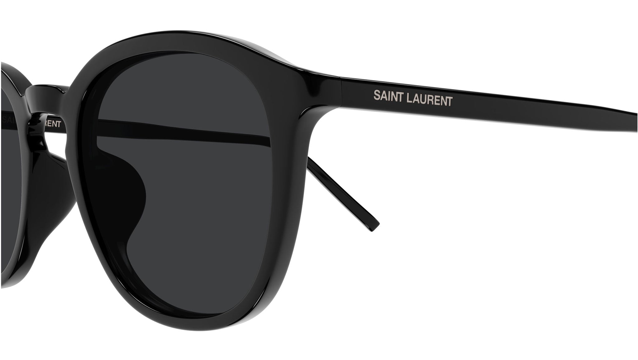 Saint Laurent SL 782/K 001 Oval Sunglasses Black - eye-oo.com