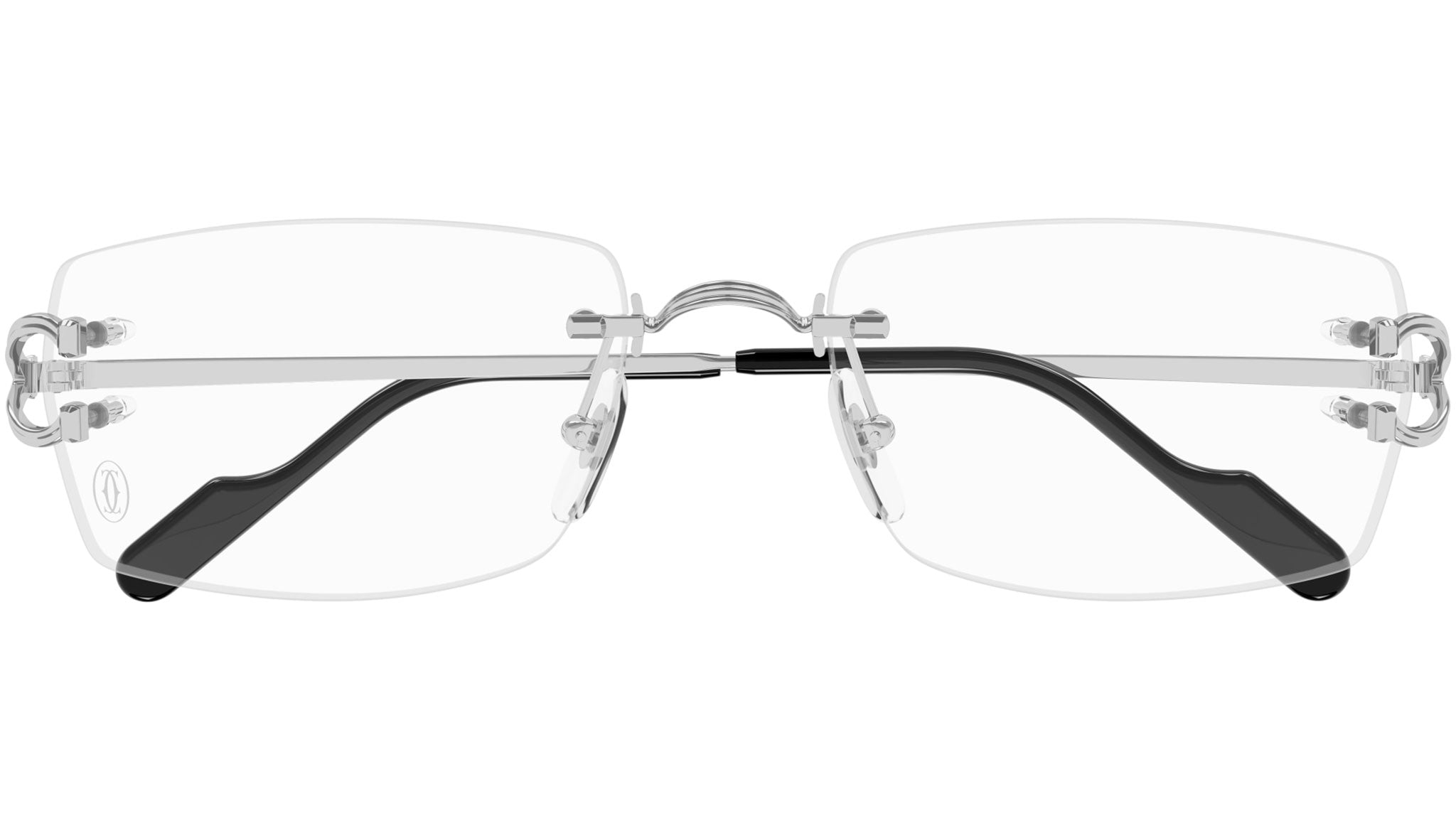 Cartier CT0563O 002 Eyeglasses Shiny Platinum - eye-oo.com