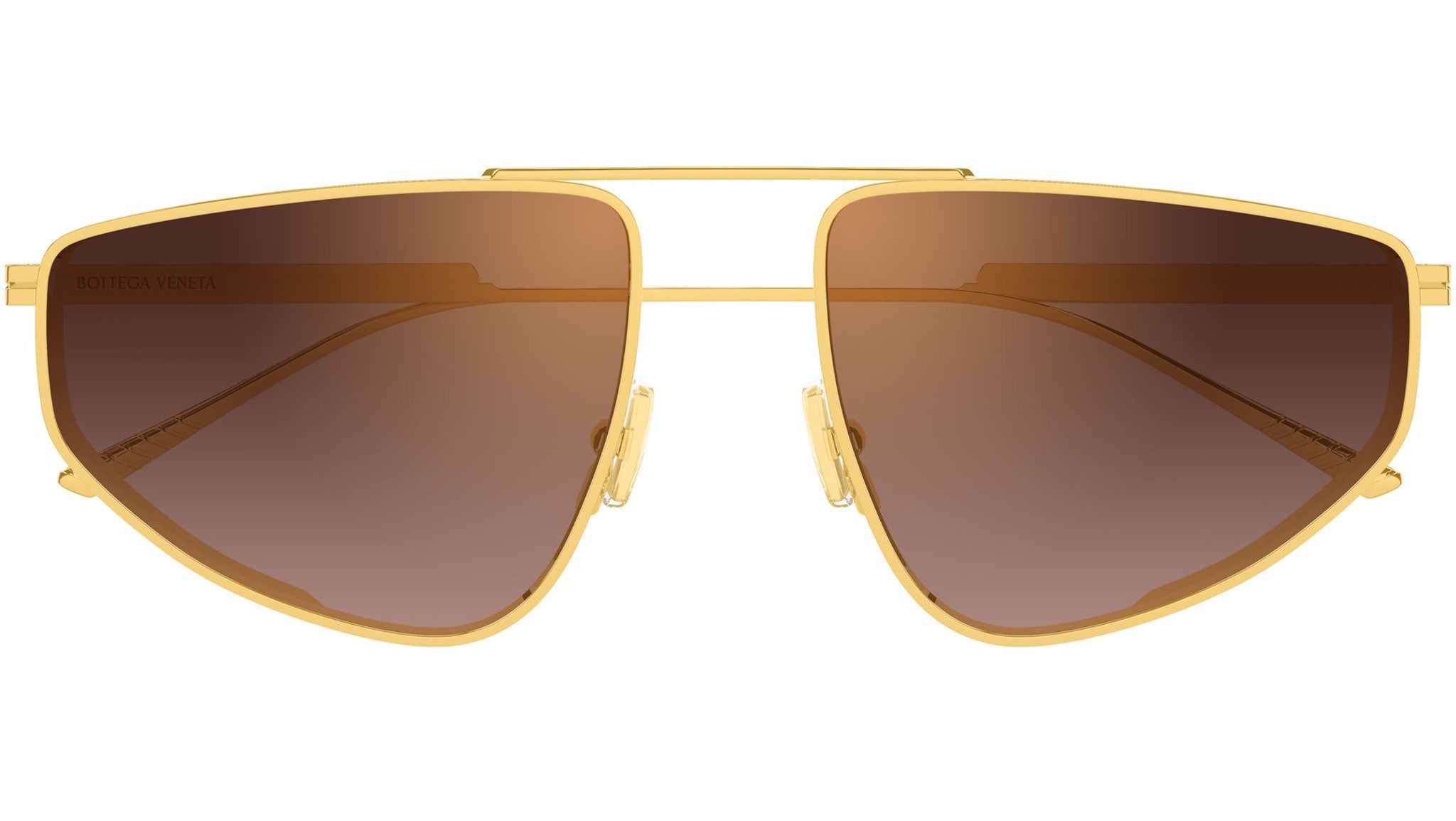 BV1466S Bottega Veneta Pilot Sunglasses 004 Gold - eye-oo.com
