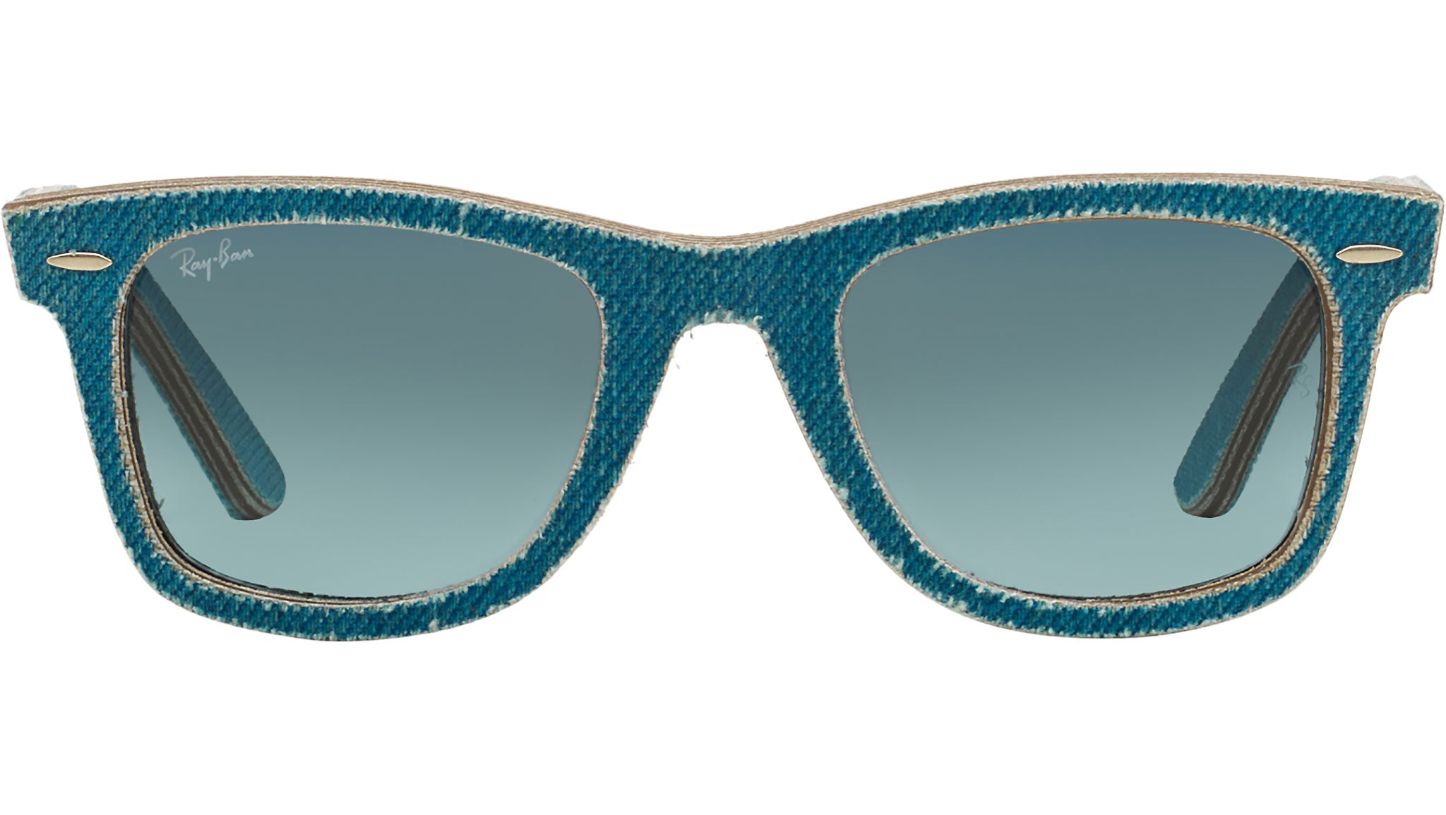 Ray-Ban Blue Denim Wayfarer Sunglasses Ray Ban Wayfarer 52mm Polished Light Blue Denim / Blue  main image 3