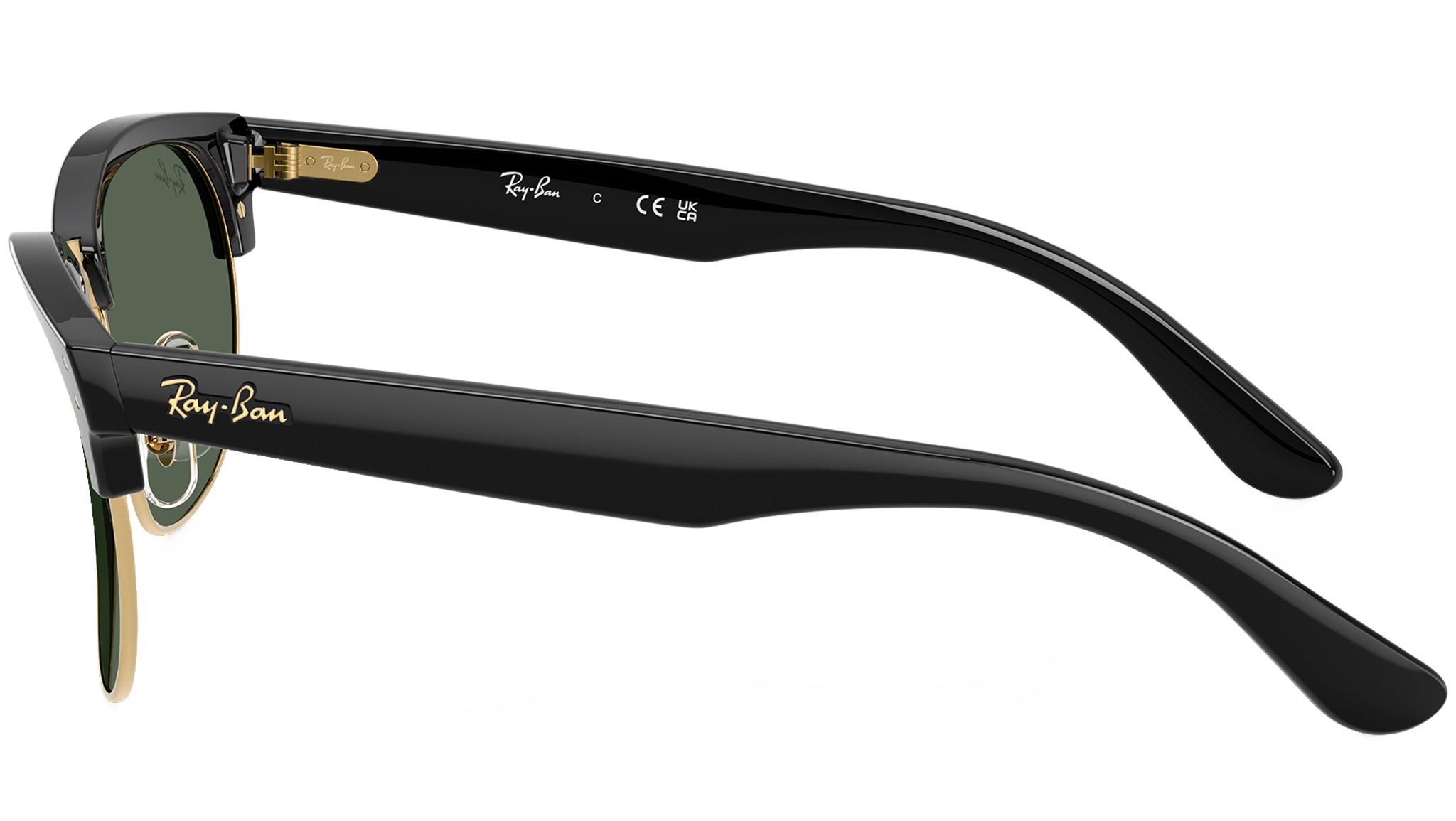 Ray-Ban Clubmaster Reverse RBR0504S Sunglasses 6677VR Black On