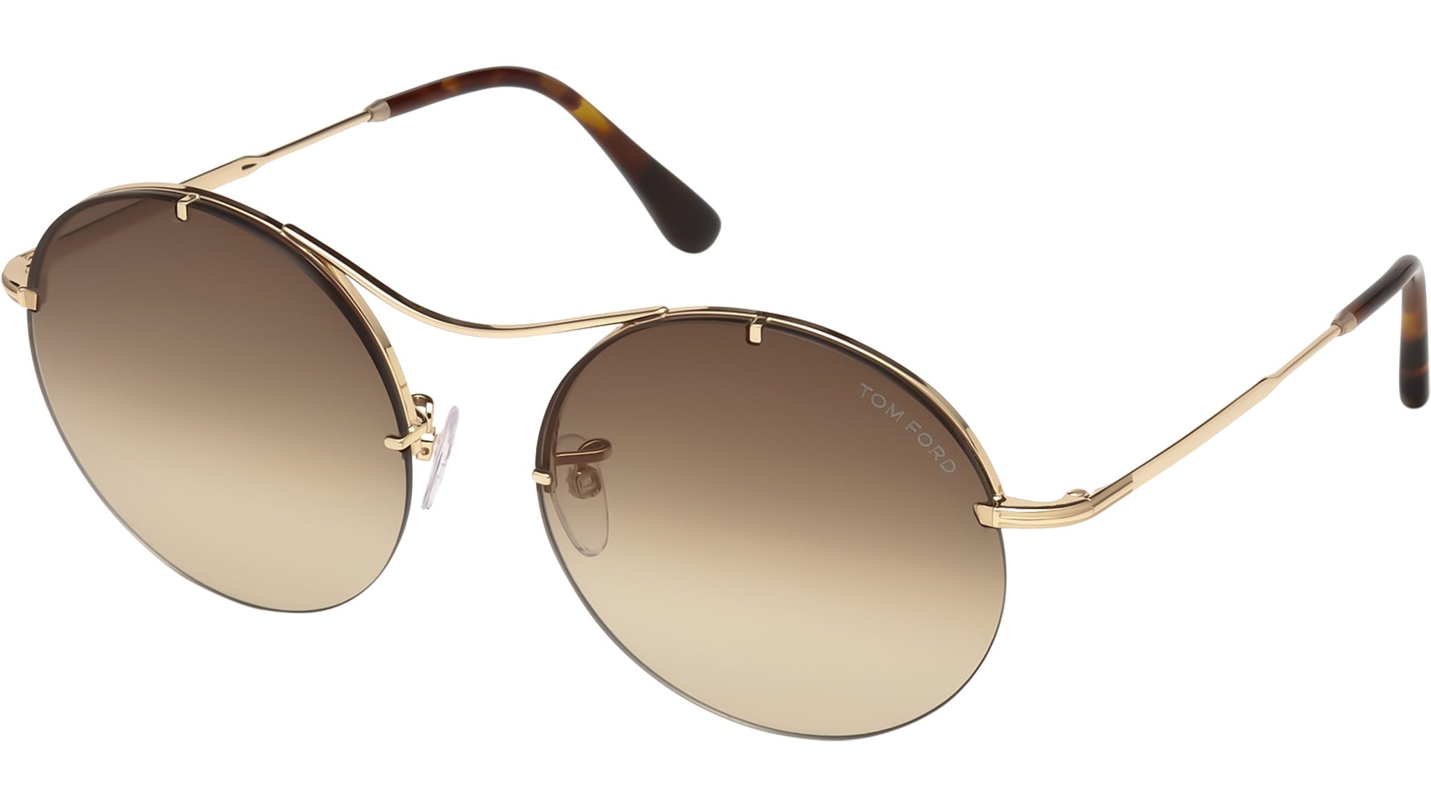 Tom Ford Women Gold Mirror Brown BRAND NEW Sunglasses Cat Eye VERONICA FT0684 Amazon.com: Tom Ford Womens Wallace Cat Eye Sunglasses Brown  main image 2