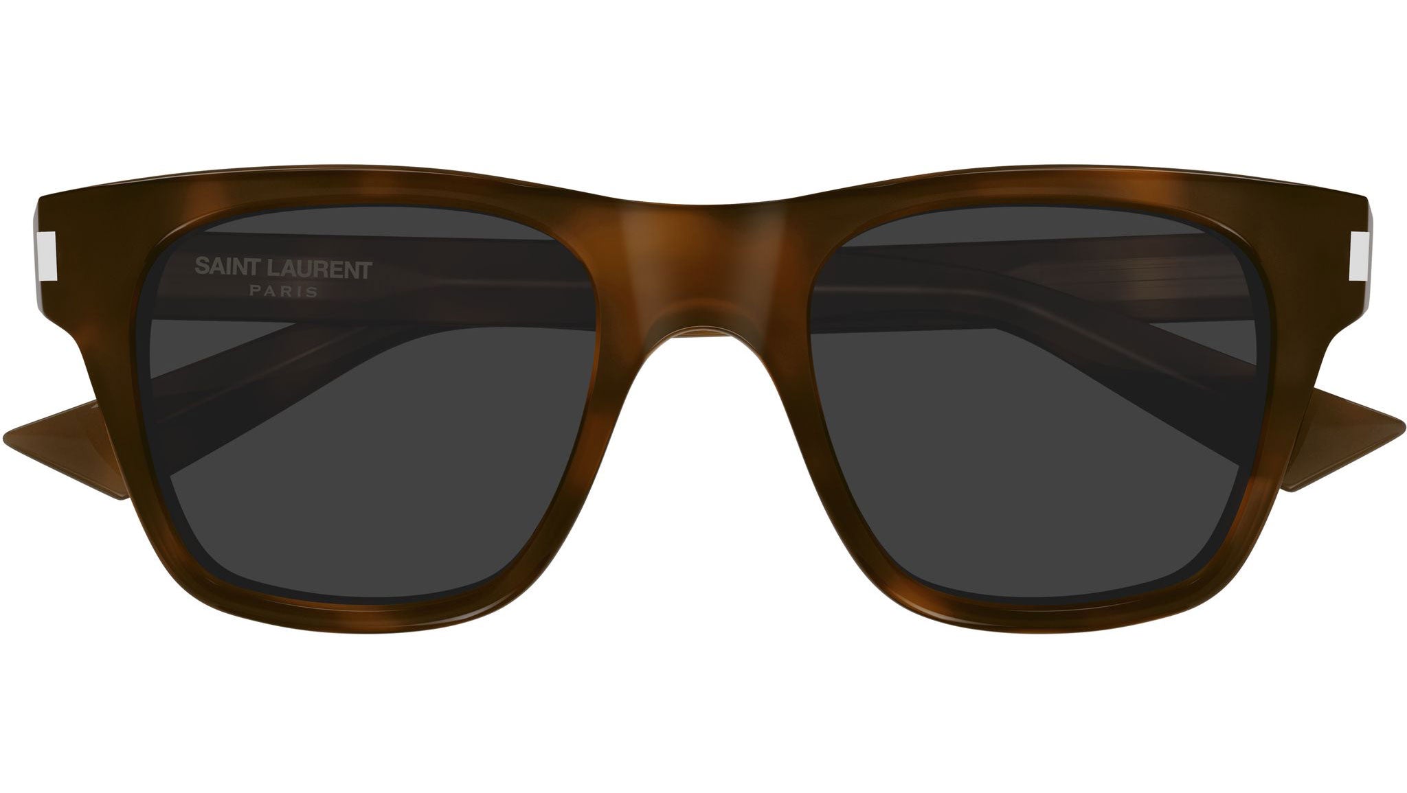 NEW Saint Laurent SL707 003 Ruthenium Grey Havana Nicotine Oval Unisex Sunglasse Saint Laurent SL M170 Sunglasses 003 Havana Grey - eye-oo.com main image 4