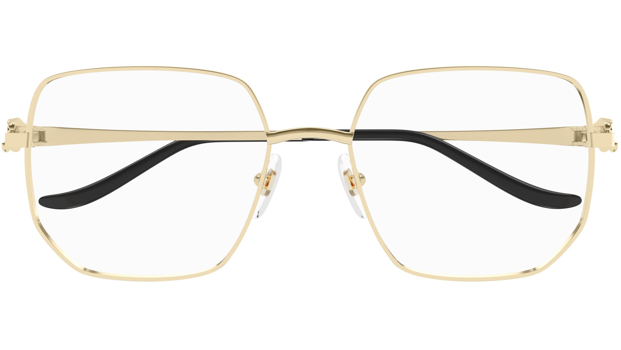Cartier CT0568O Eyeglasses 001 Shiny Gold - eye-oo.com