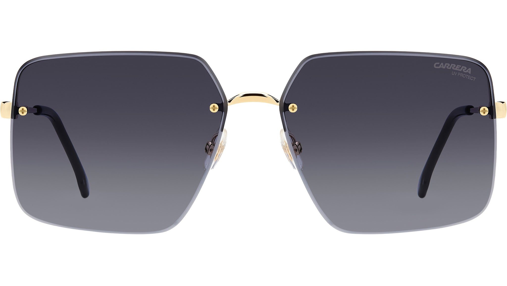 Lunettes De Soleil Carrera Speedway T4O 9O - Cadre Noir Blanc Rouge, Verres Dégradé Noir, 100% UV, Neuves Avec étiquettes