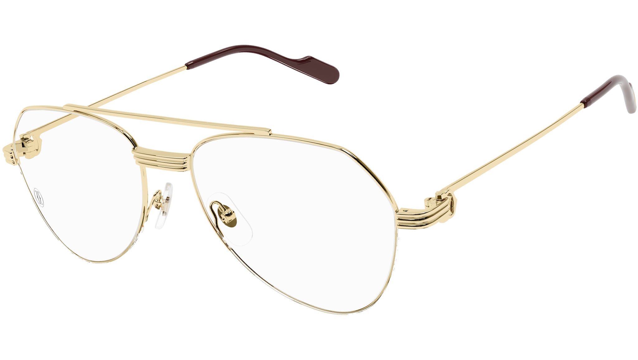 Cartier Première CT0409O Eyeglasses 001 Shiny Gold - eye-oo.com