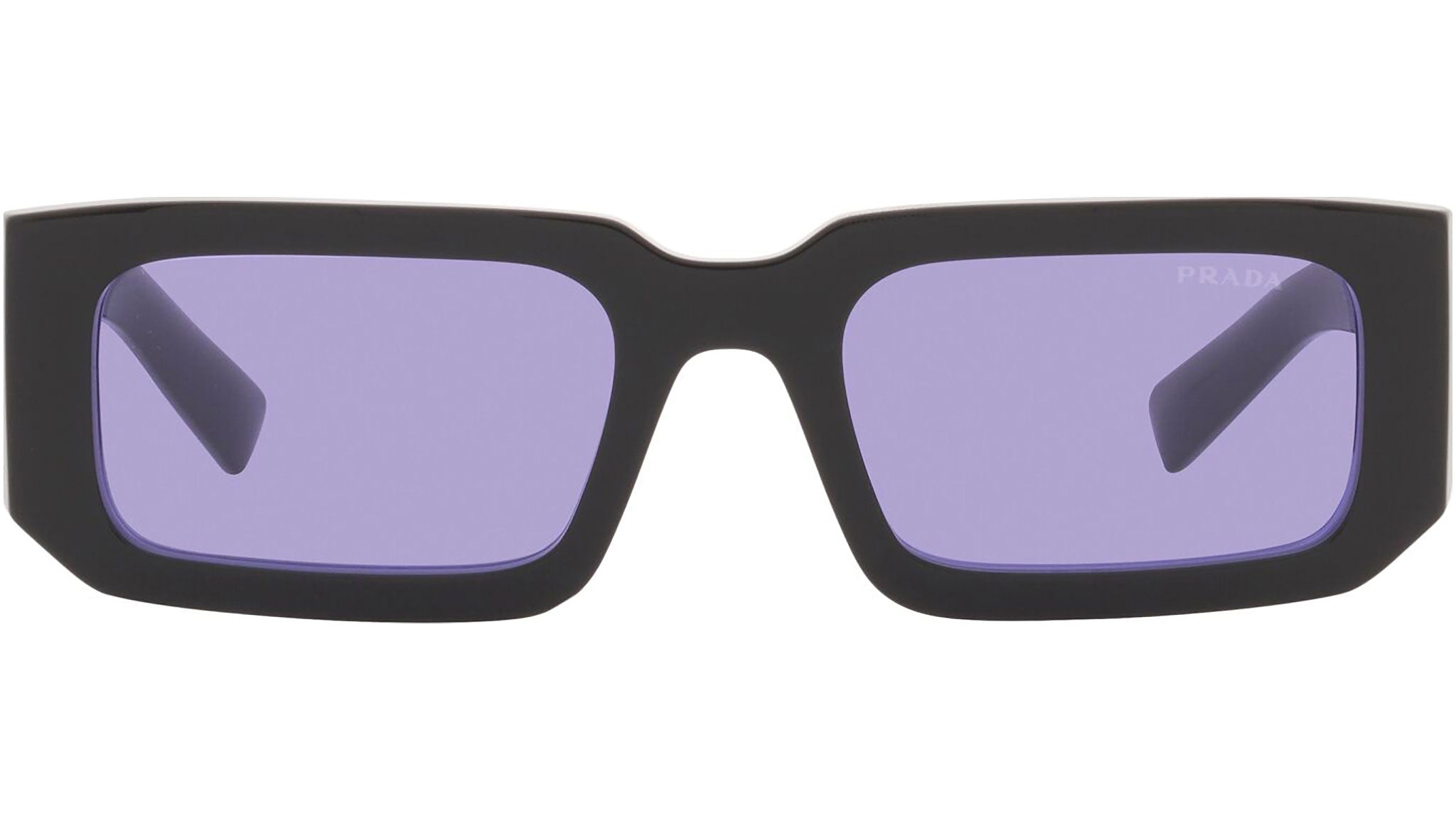 Prada PR 06YS Black-Blue Frame | Stylish Violet Lens Sunglasses