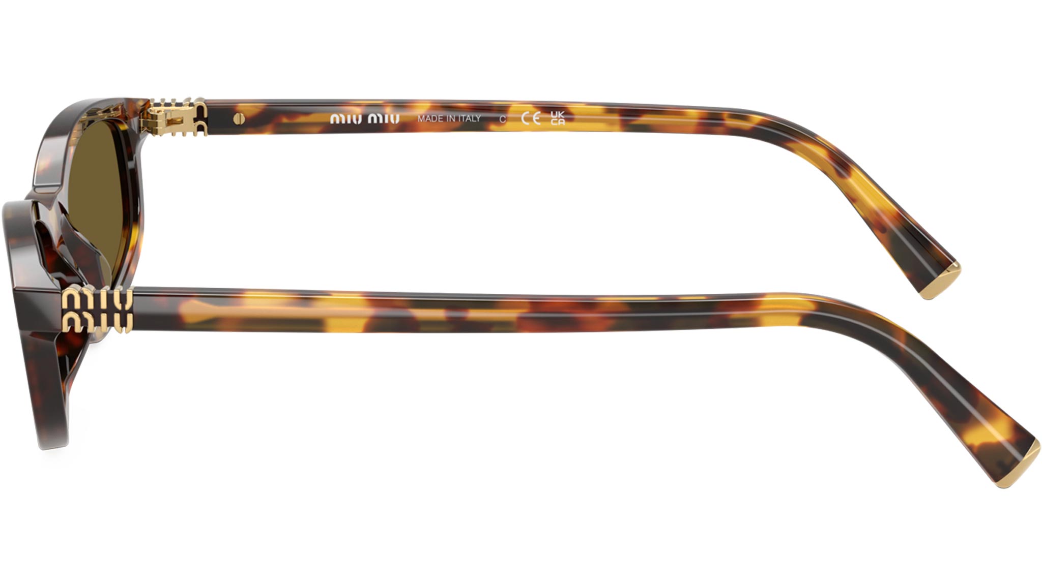 MU A06S Miu Miu Sunglasses 14L09Z Honey Havana - eye-oo.com
