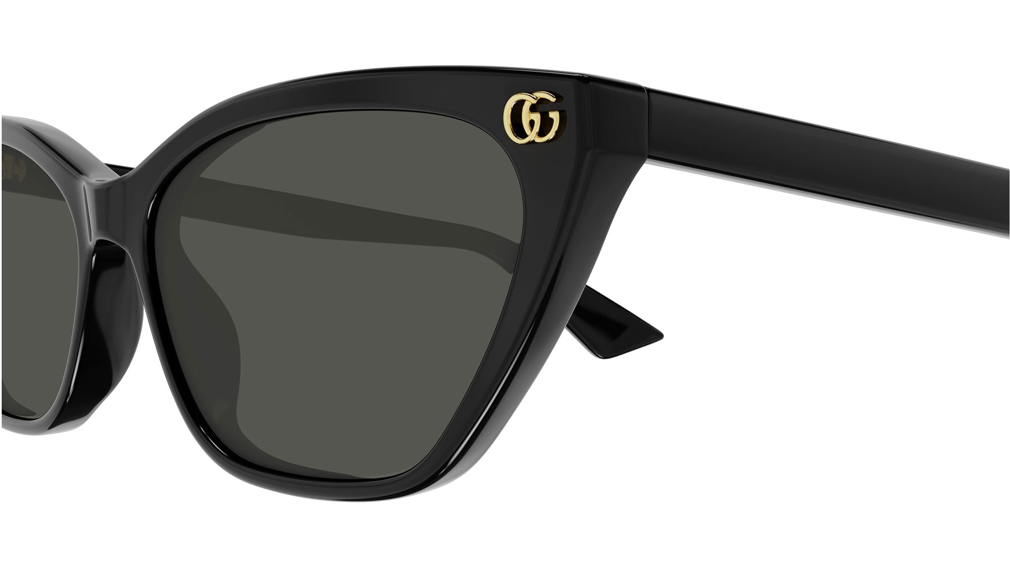 Gucci GG1815S 001 Black Grey Cat Eye Sunglasses