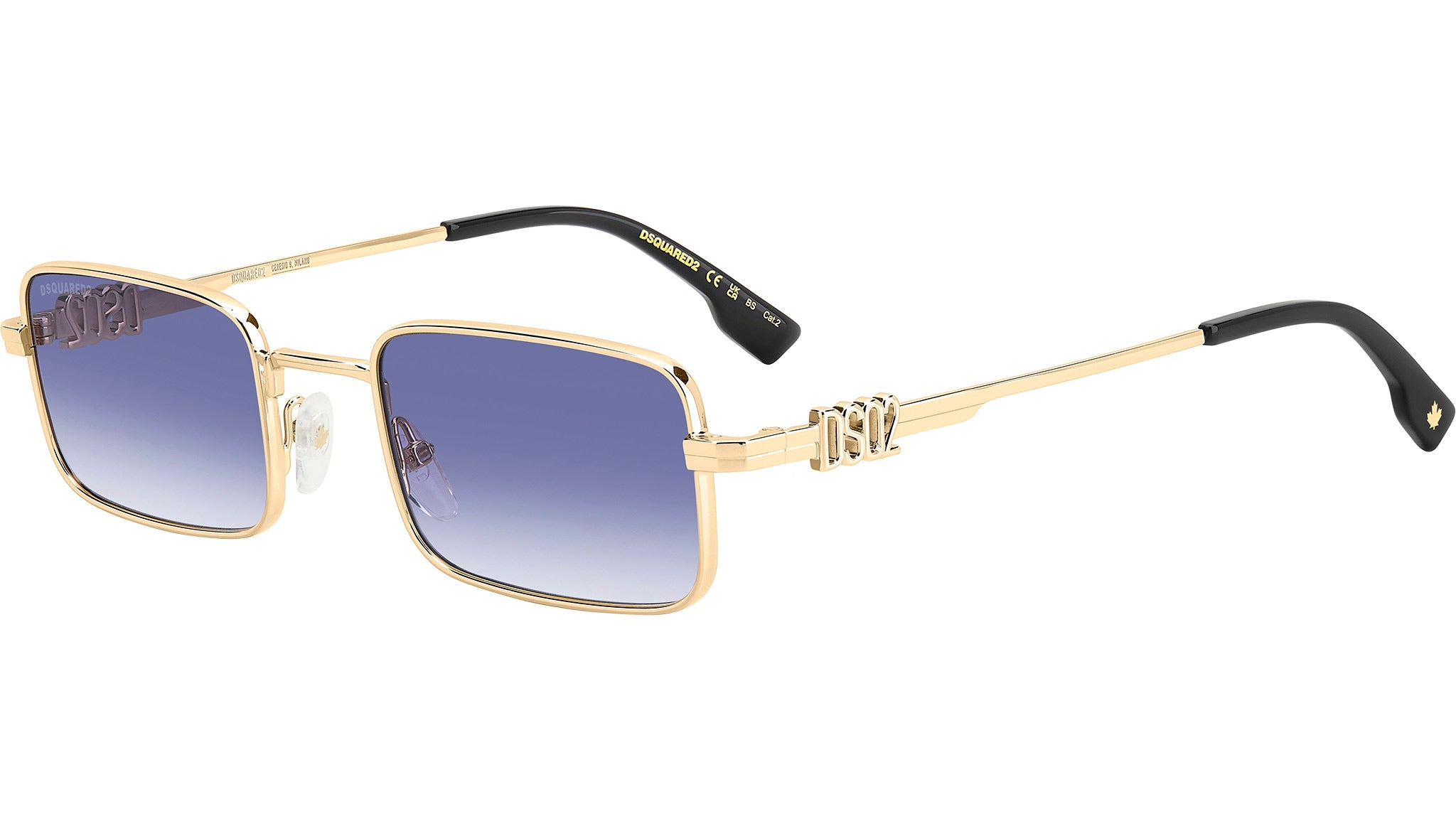Dsquared² Eyewear Dsquared Occhiali Sole Uomo Dsquared2 D2 0104/S LKS Sunglasses Gold Blue