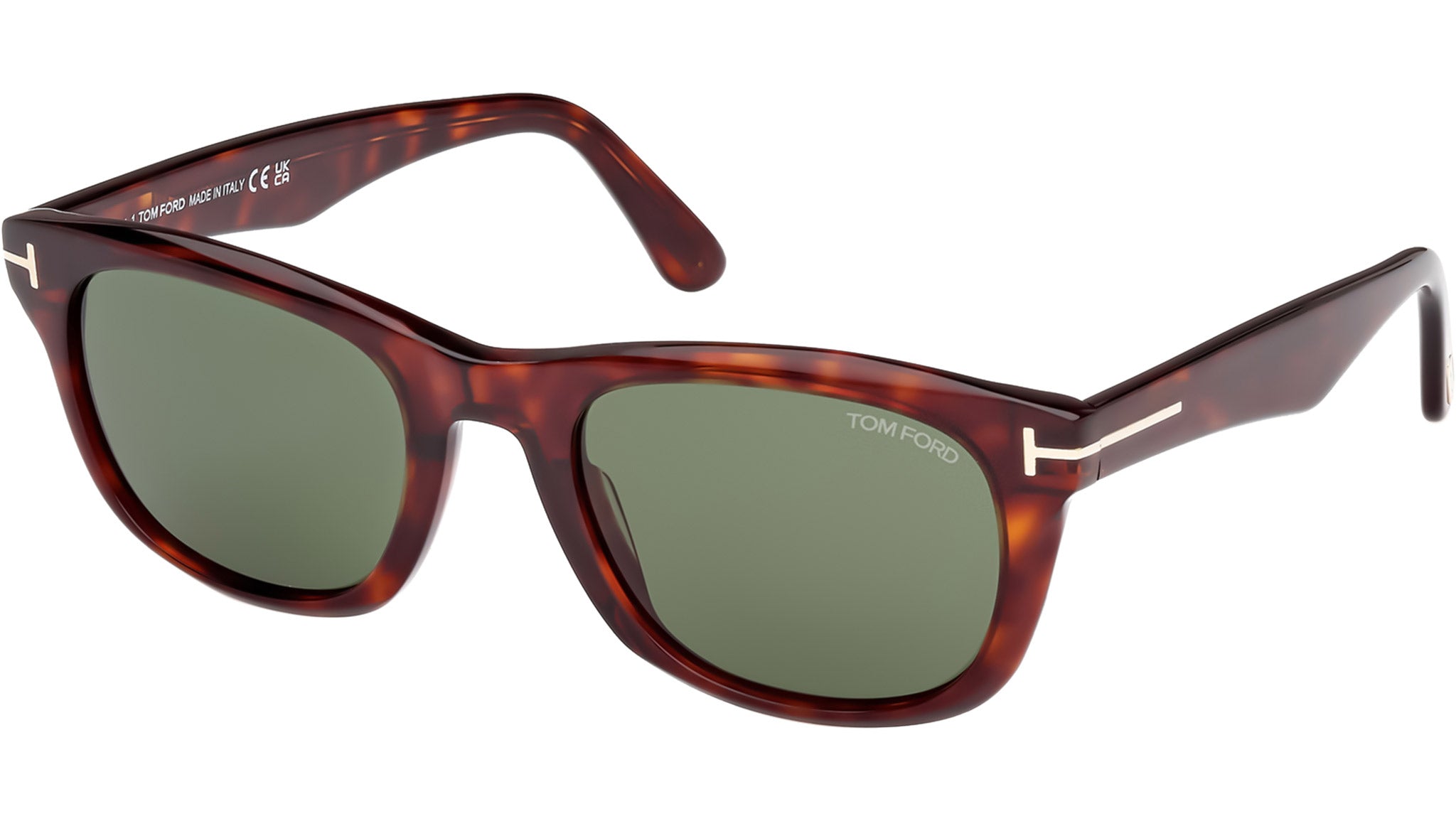 Tom Ford Kendel Sunglasses FT1076 54N Red Havana - Main Image