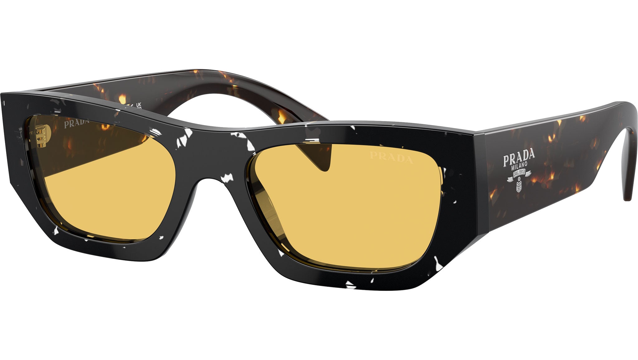 Prada PR A01S Sunglasses 15O10C Black - eye-oo.com