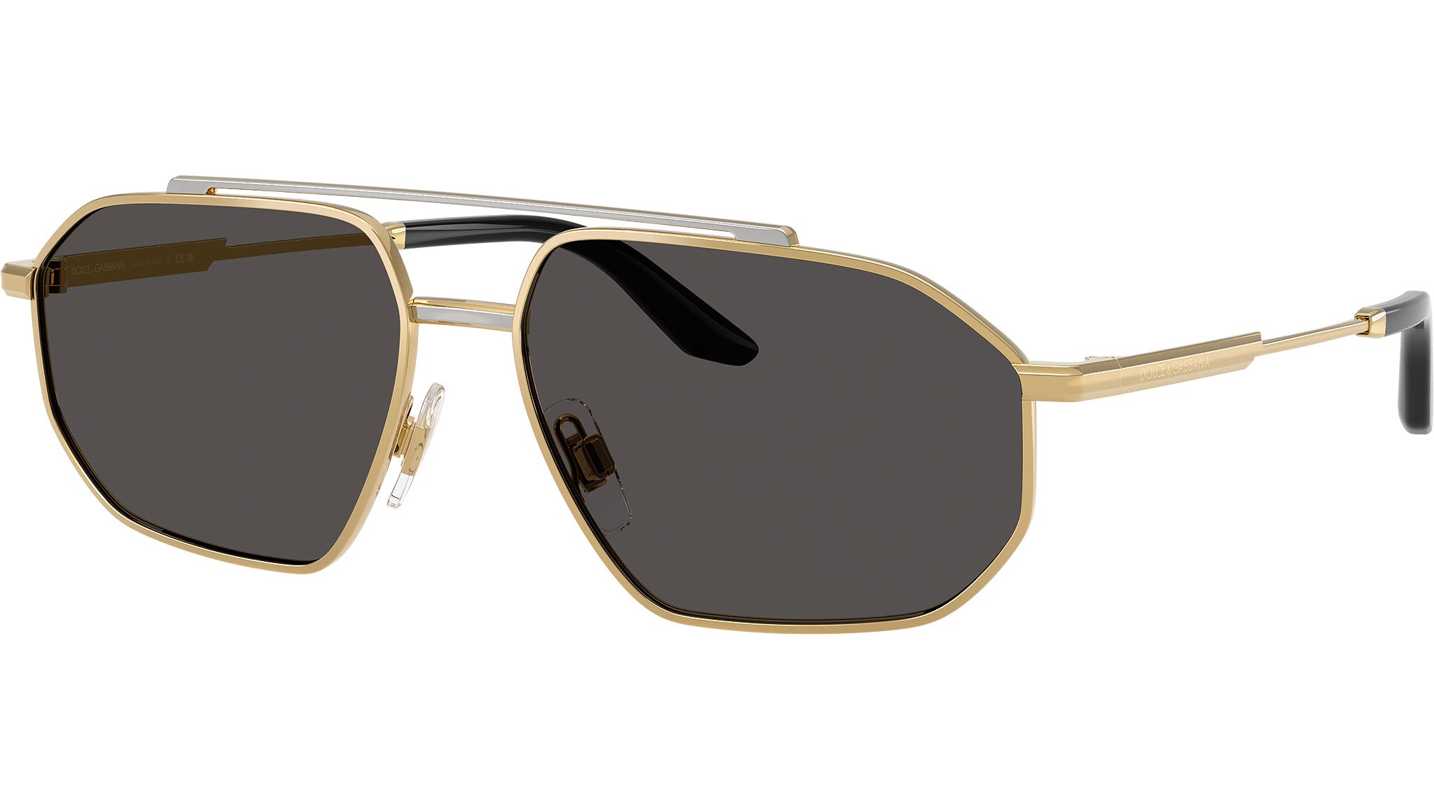 Dolce & Gabbana DG 2328 Sunglasses 131387 Gold / Silver - eye-oo.com