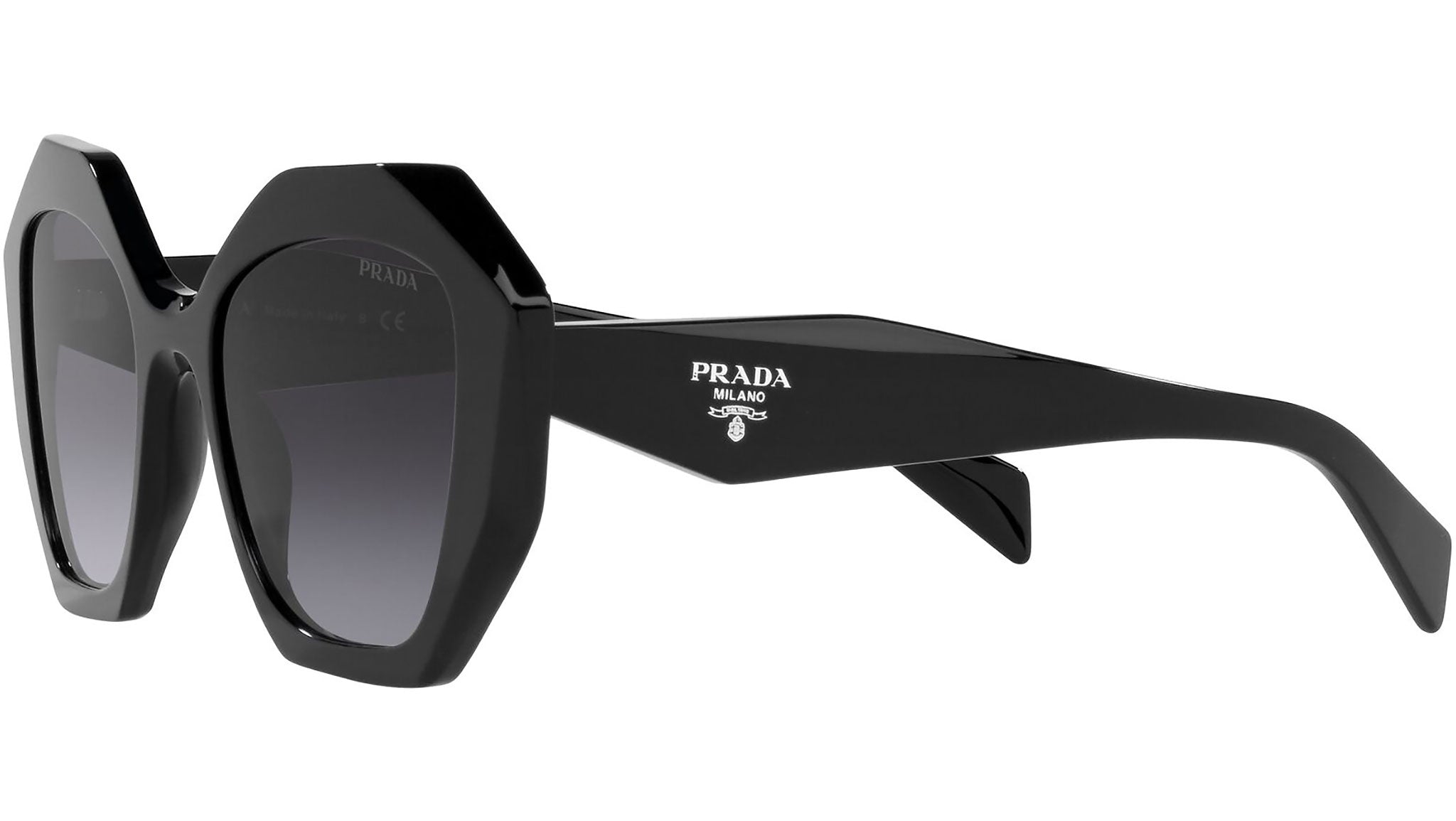 Prada PR 16WS 1AB5D1 Sunglasses Black - eye-oo.com