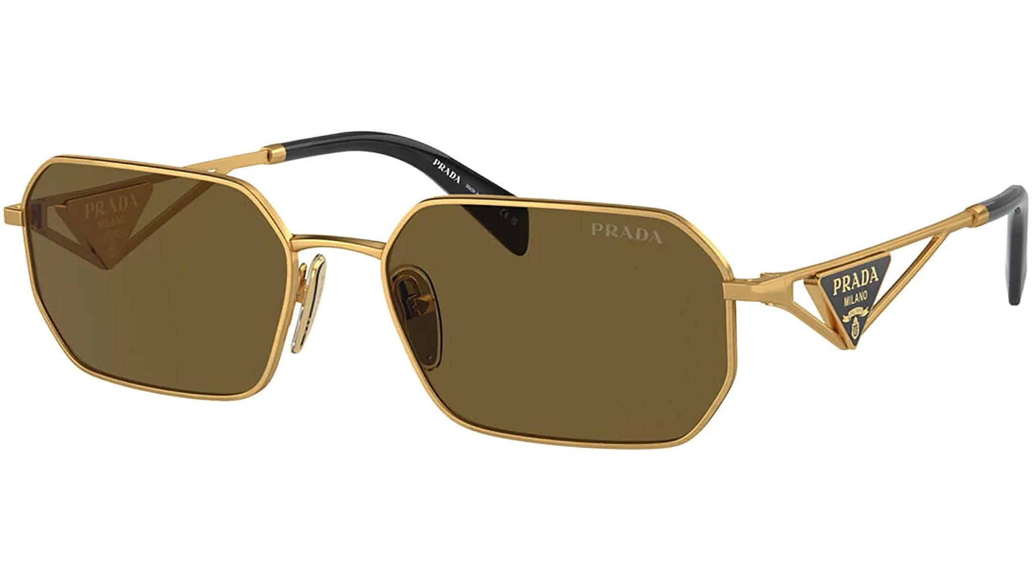 Prada PR A51S Sunglasses 15N01T Gold - eye-oo.com