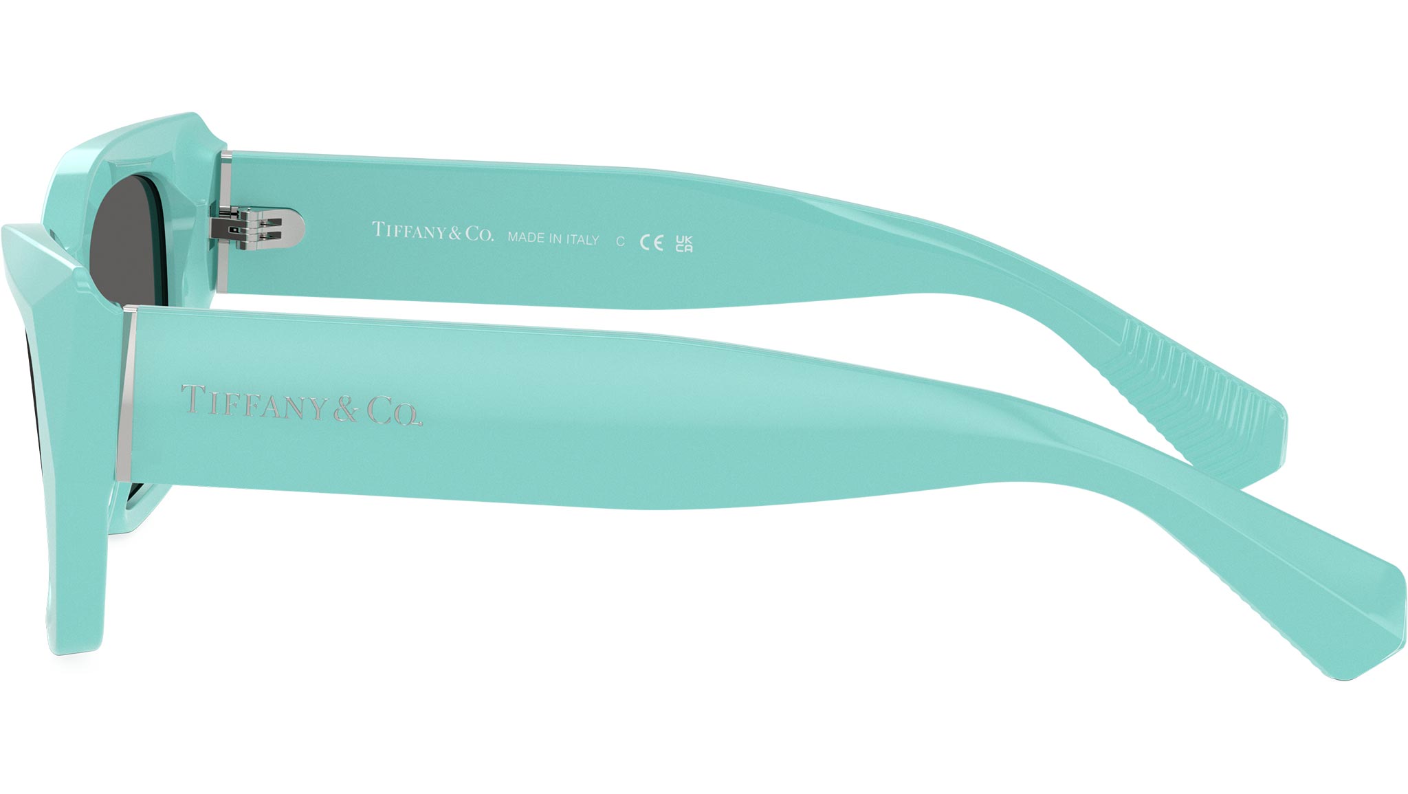 あお　Tiffany & Co. サングラス New TIFFANY & CO. Sunglasses TF 4138 8055/9S 54-19 Black & Blue w