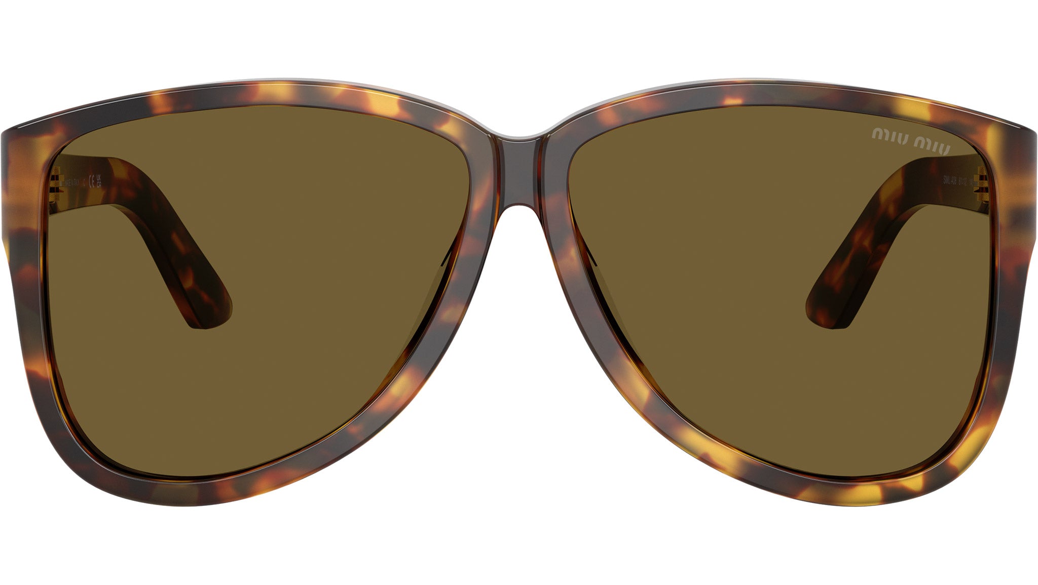 Miu Miu MUA08S Sunglasses 14L09Z Honey Havana - eye-oo.com