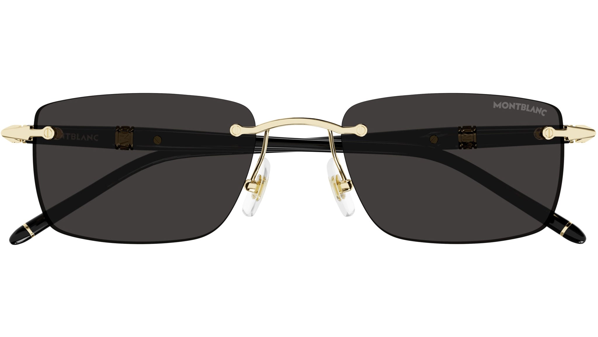 mo★ Montblanc Sunglasses MB0344S 001 Light Gold - eye-oo.com